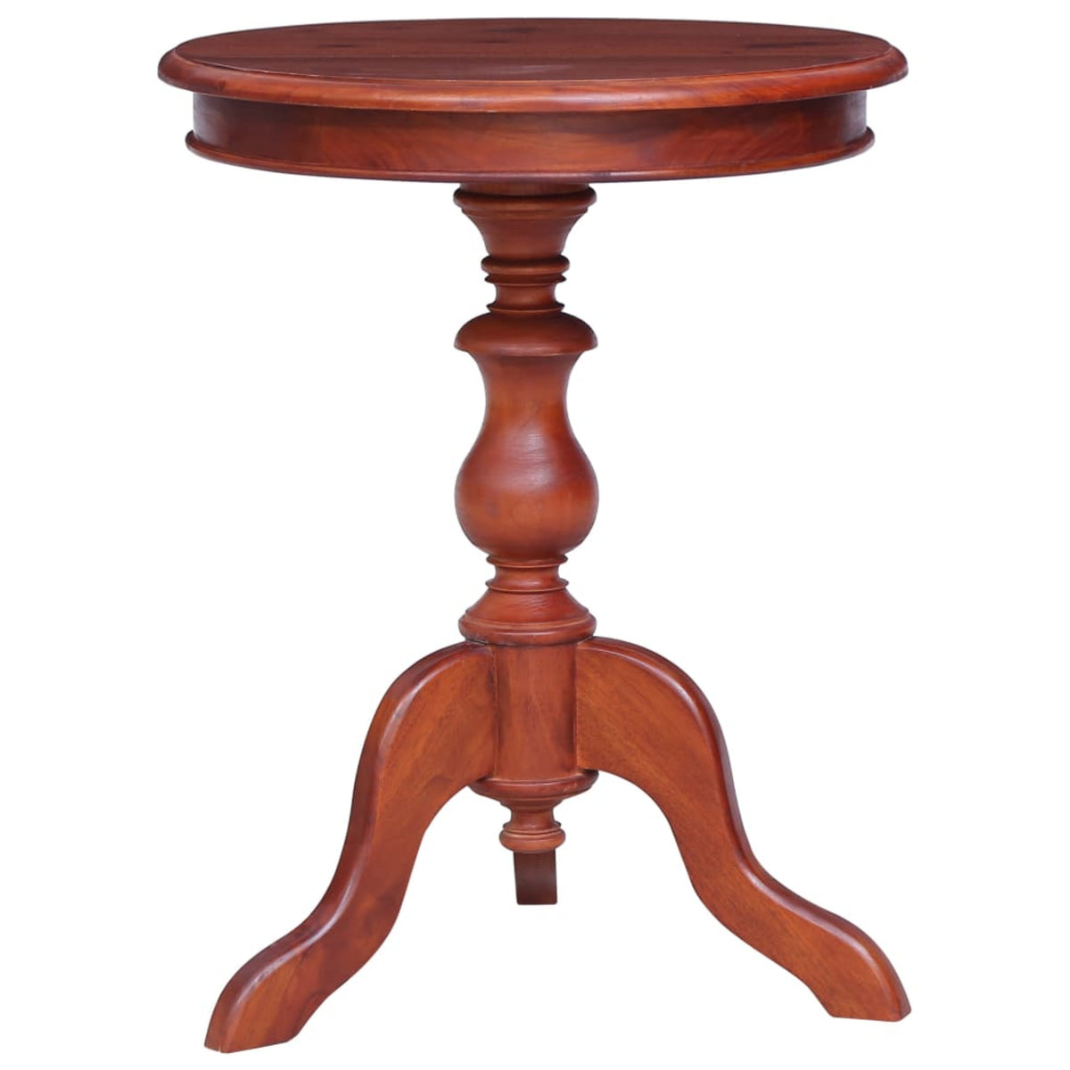 Vidaxl Side Table Brown 19.7'X19.7'X25.6' Solid Mahogany Wood