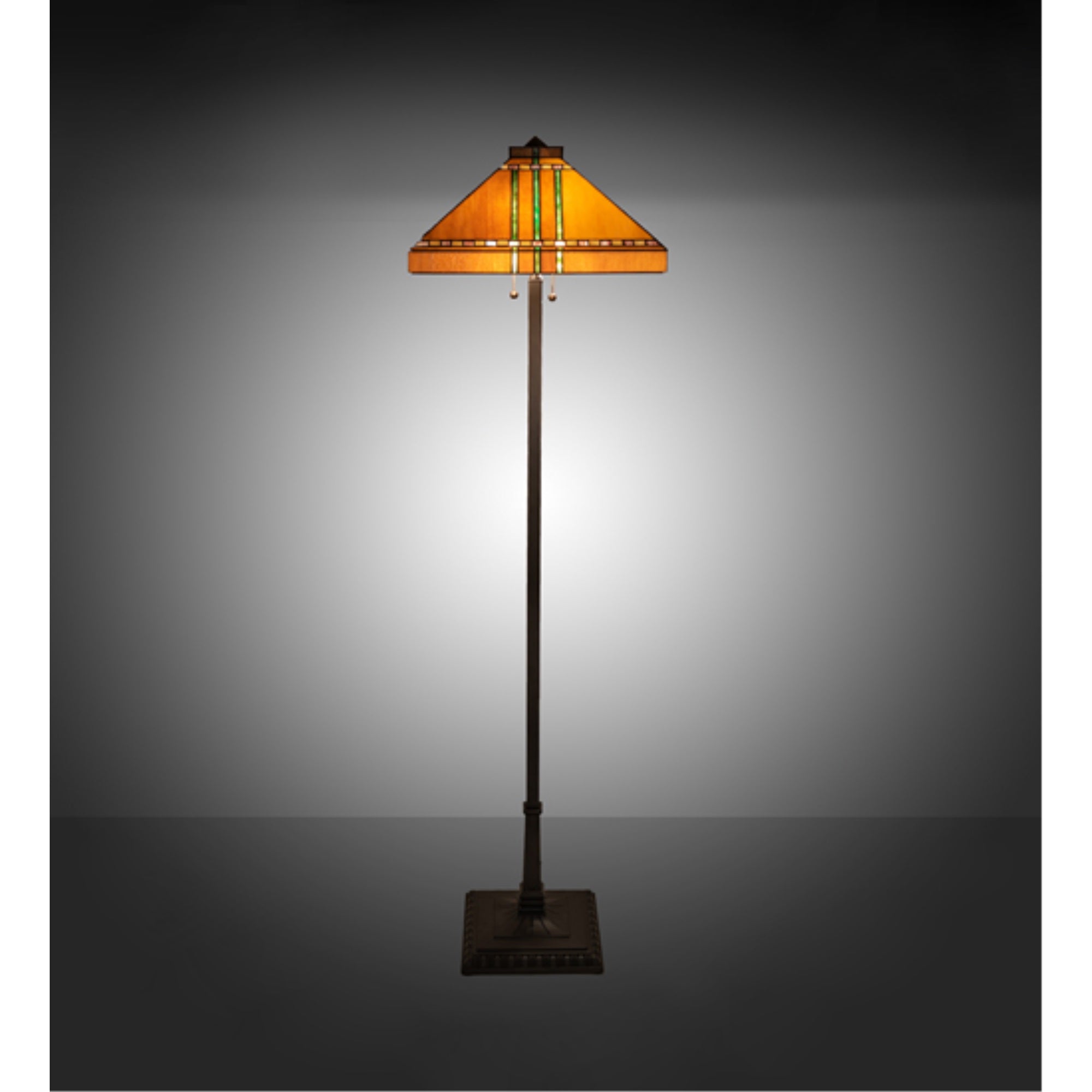 62'H Prairie Corn Floor Lamp