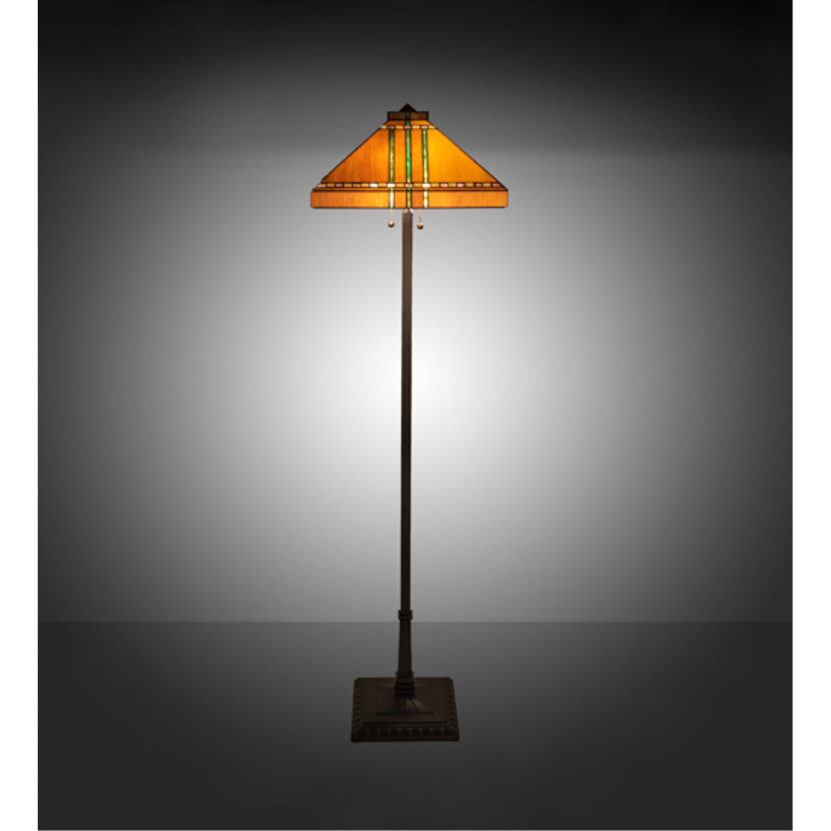62'H Prairie Corn Floor Lamp