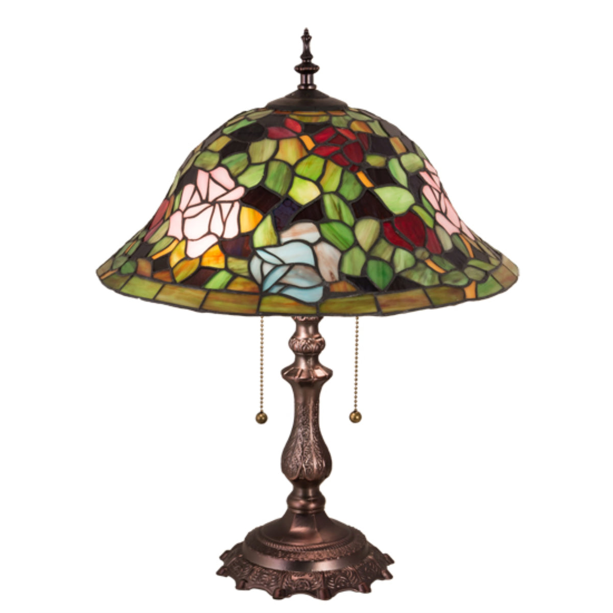 19'H Tiffany Rosebush Table Lamp