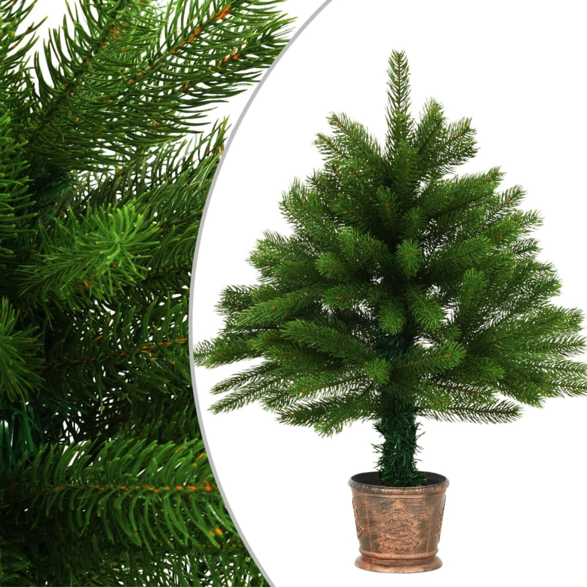 Vidaxl Artificial Christmas Tree Lifelike Needles 25.6' Green