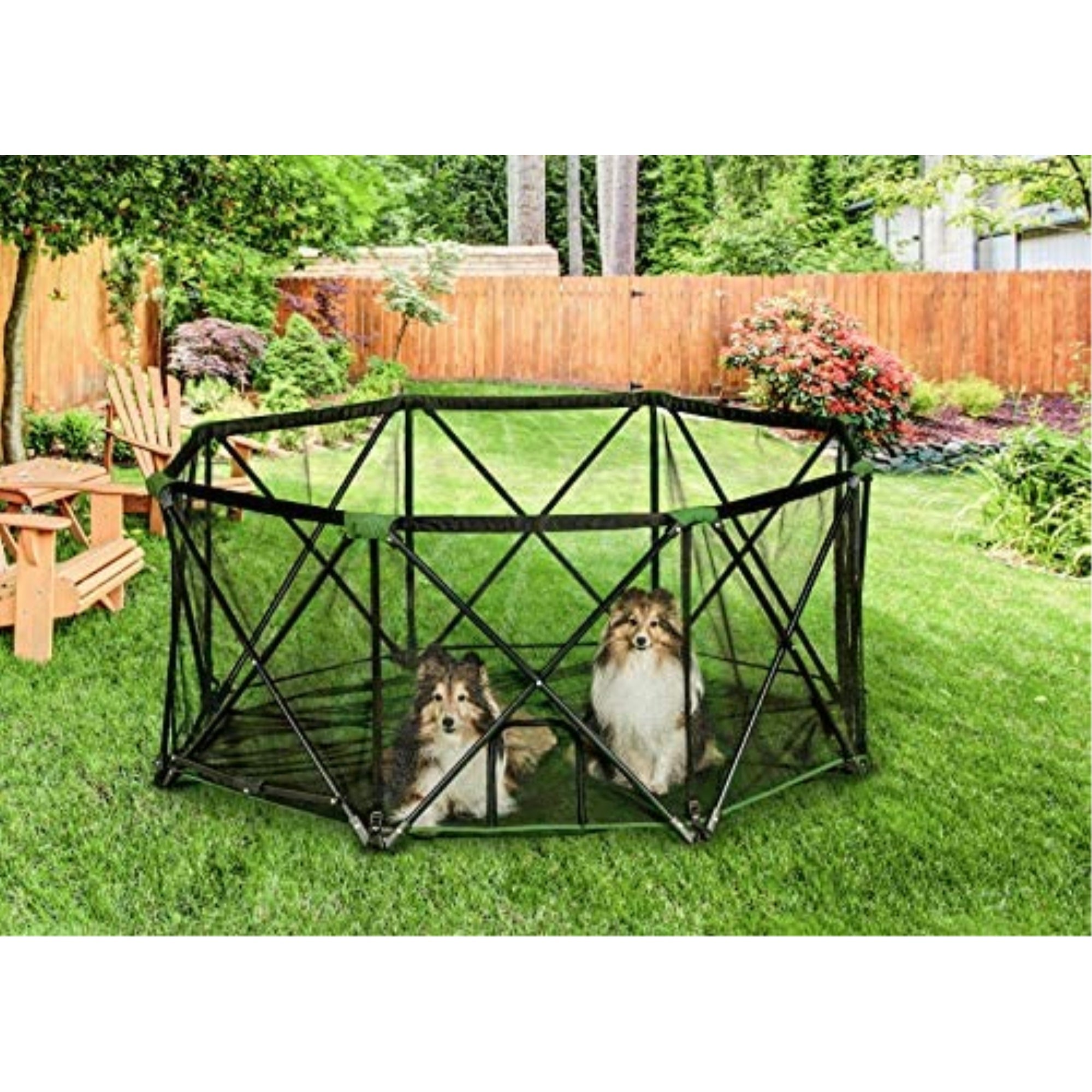 8-Panel Portable Pet Yard
