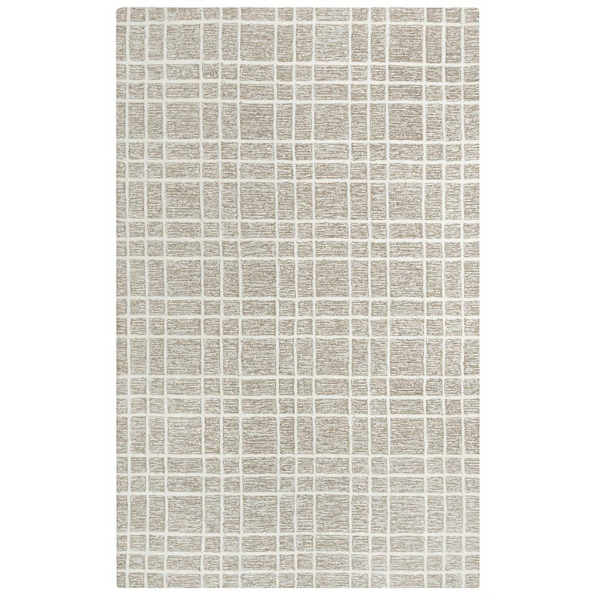 Rizzy Rugs Alora Decor Lofton Brown 7'9″X9'9″ Tufted Wool Rug