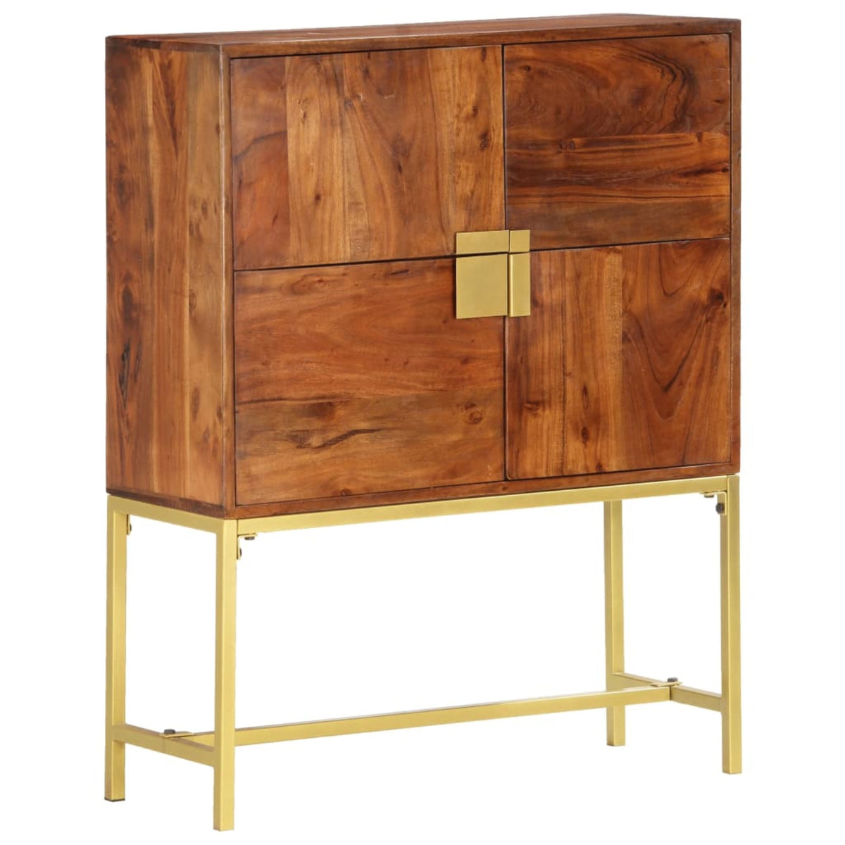 Vidaxl Highboard 31.5'X11.8'X39.4 Solid Acacia Wood