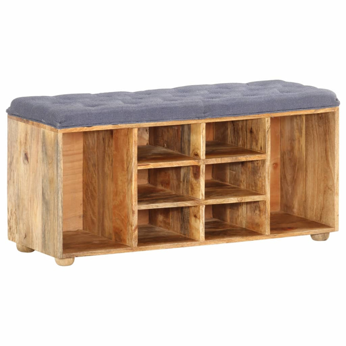 Vidaxl Hall Bench 39.4'X13.8'X18.5' Solid Mango Wood