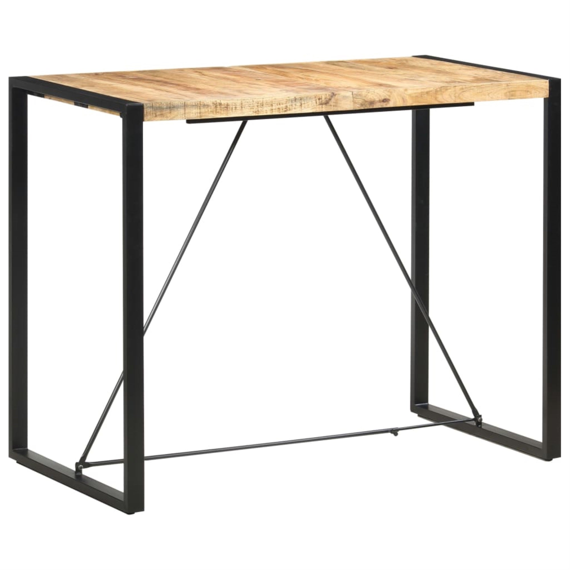Vidaxl Bar Table 55.1'X27.6'X43.3' Solid Mango Wood