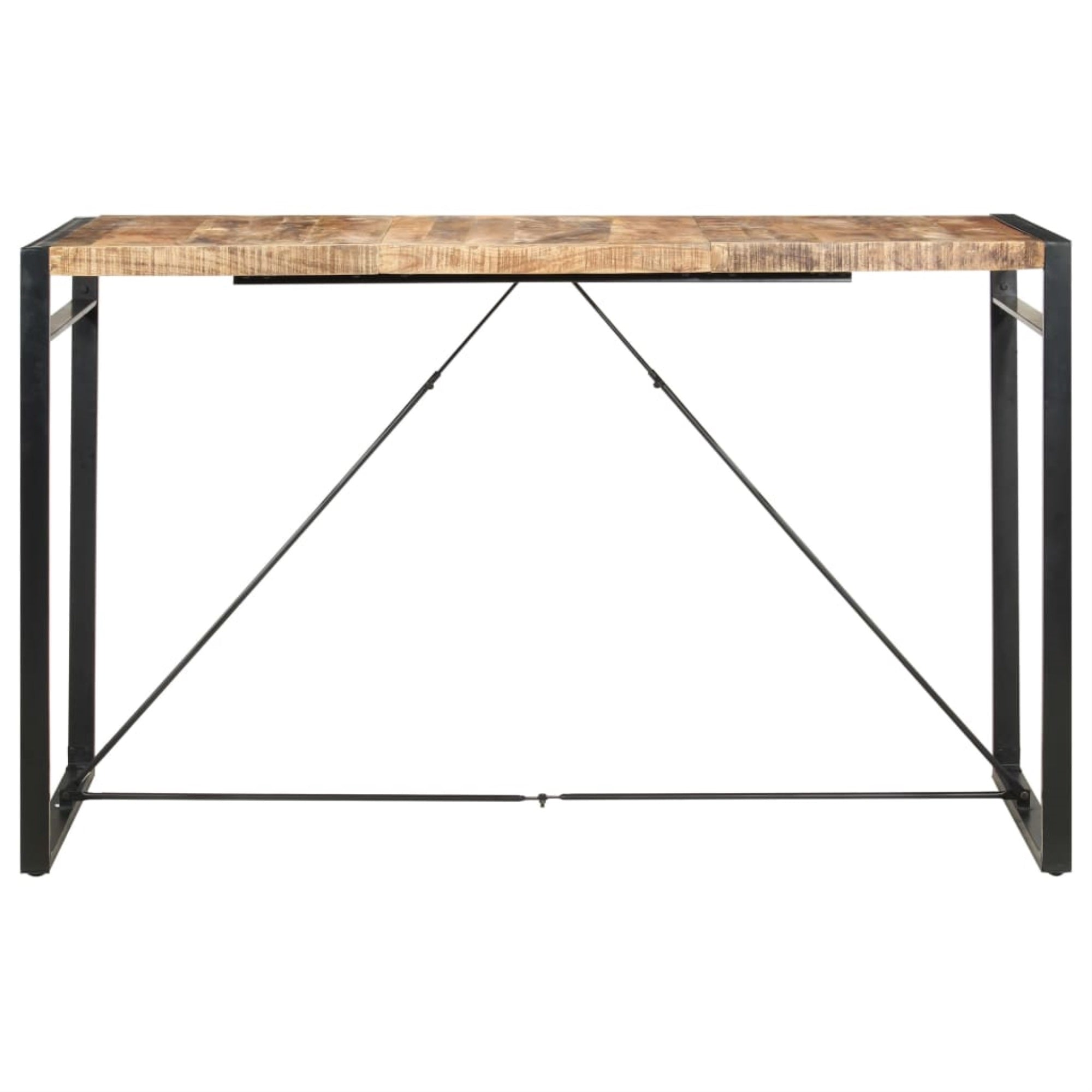 Vidaxl Bar Table 70.9'X35.4'X43.3' Solid Mango Wood