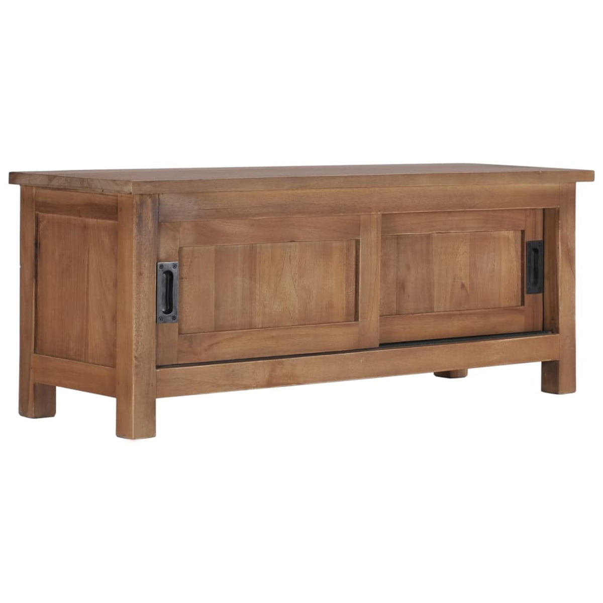 Vidaxl Tv Cabinet 35.4'X11.8'X13.8' Solid Teak Wood