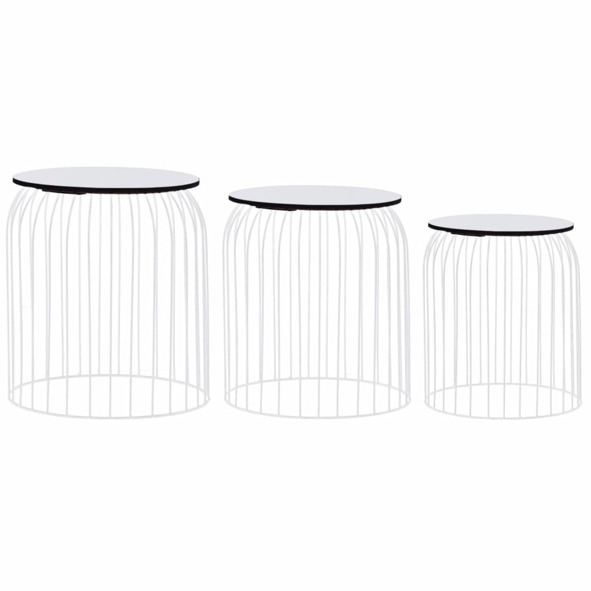 Vidaxl Coffee Tables 3 Pcs White