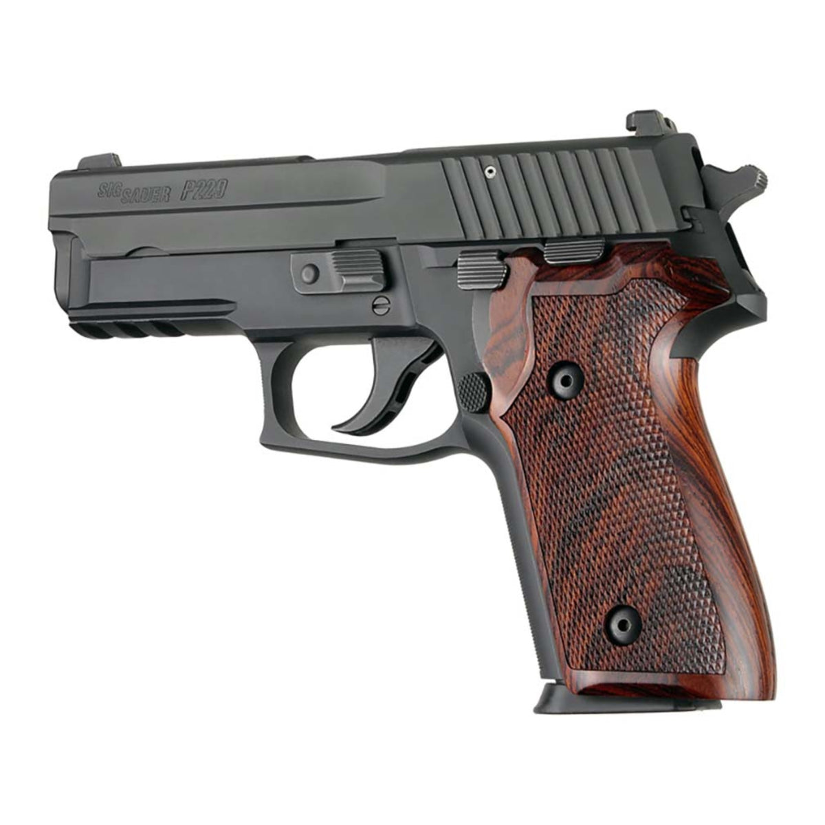 Hogue Sig Sauer P228 P229 Cocobolo Checkered Wood Grip