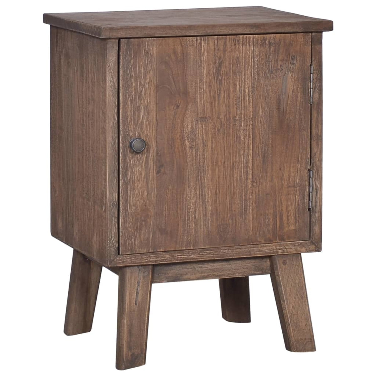 Vidaxl Bedside Cabinet 15.7'X11.8'X20.9' Solid Teak Wood