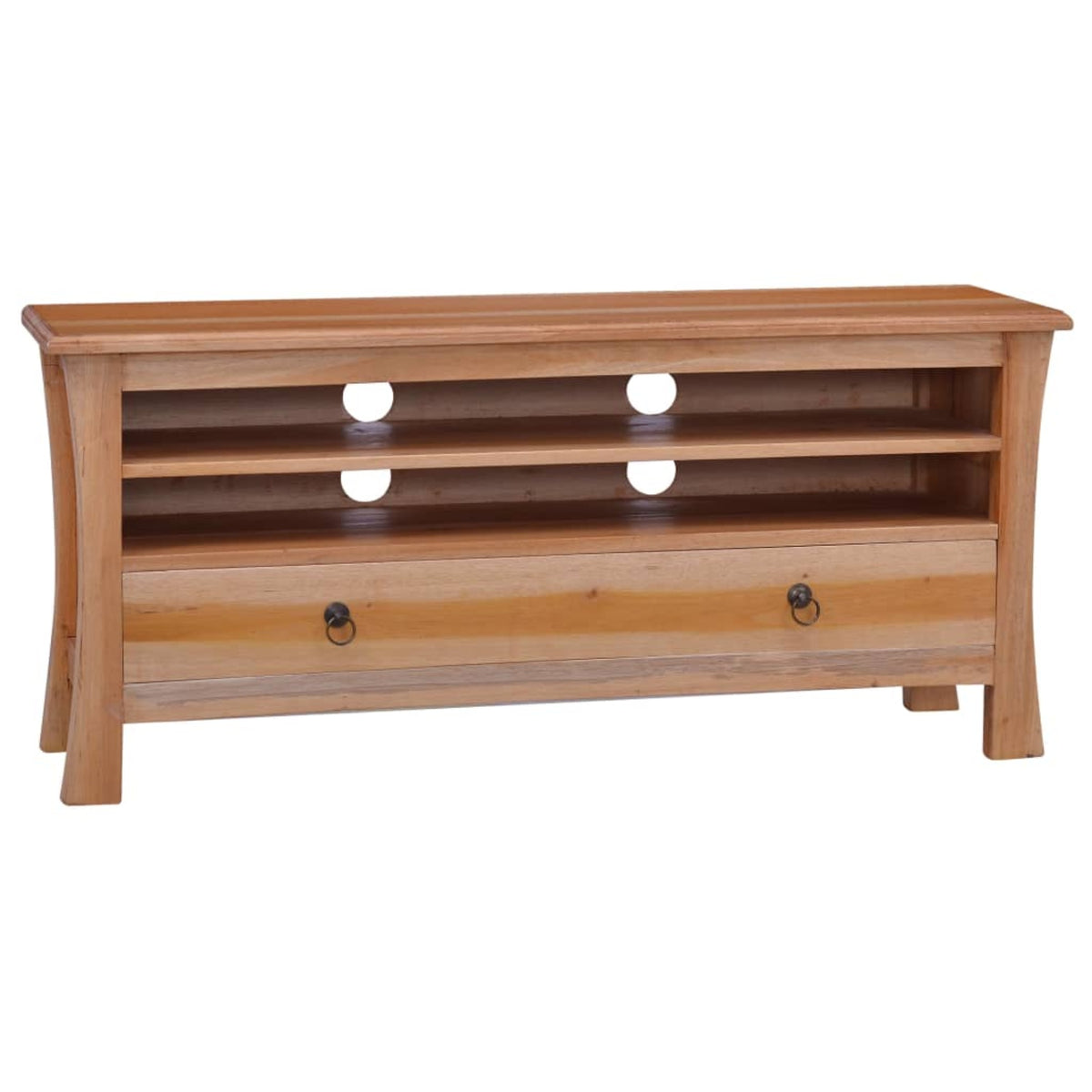Vidaxl Tv Cabinet 39.4'X11.8'X17.7' Solid Mahogany Wood