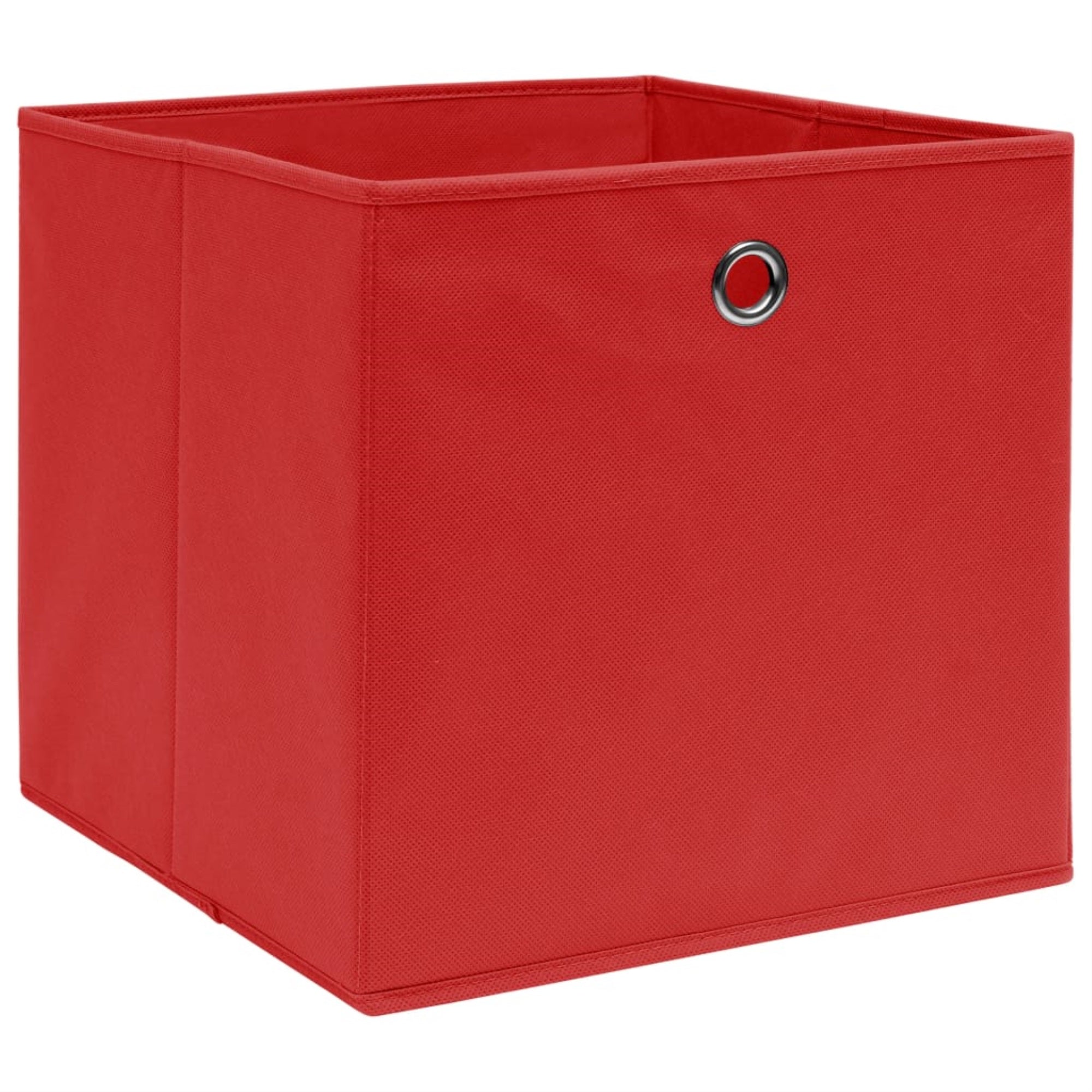 Vidaxl Storage Boxes 4 Pcs Red 12.6'X12.6'X12.6' Fabric