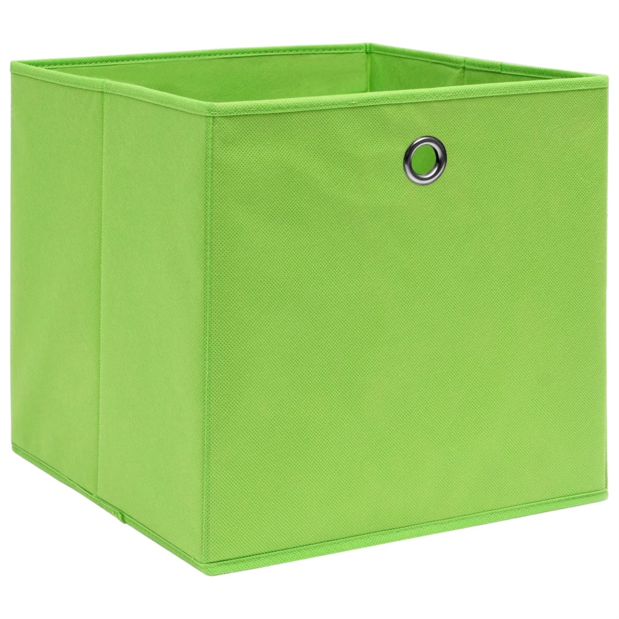 Vidaxl Storage Boxes 4 Pcs Green 12.6'X12.6'X12.6' Fabric