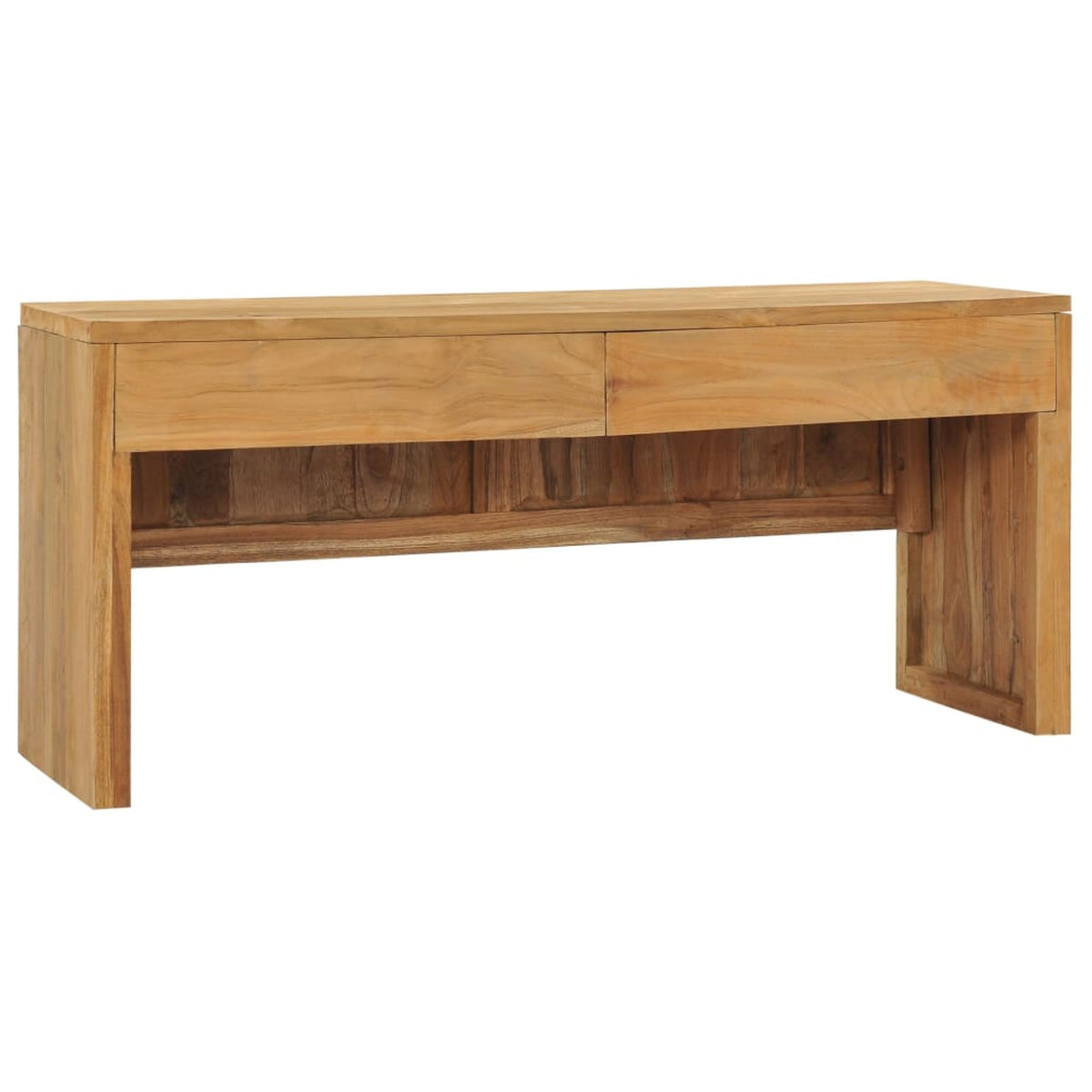 Vidaxl Tv Cabinet 39.4'X13.8'X17.7' Solid Teak Wood