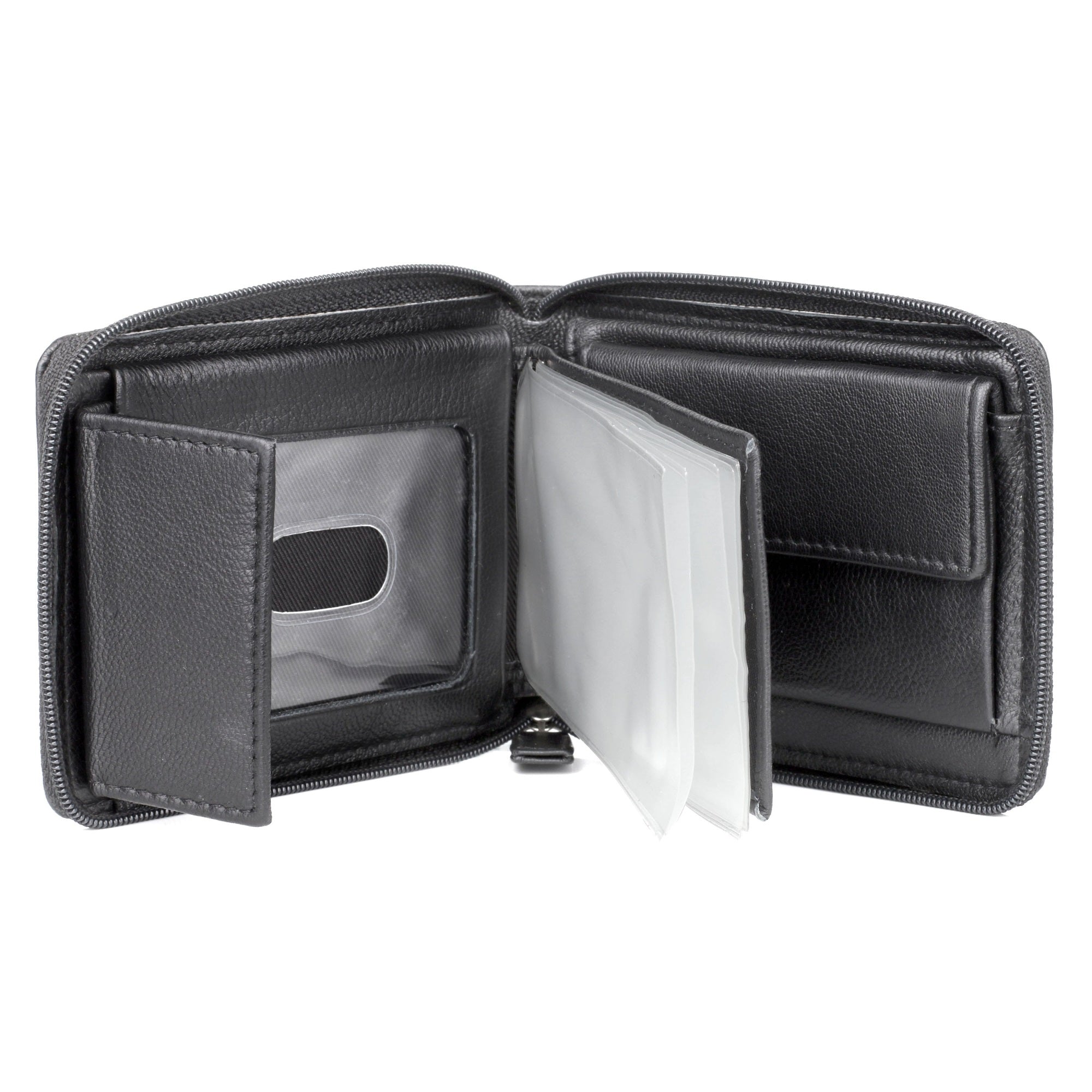 J. Buxton Emblem Zip-Around Billfold