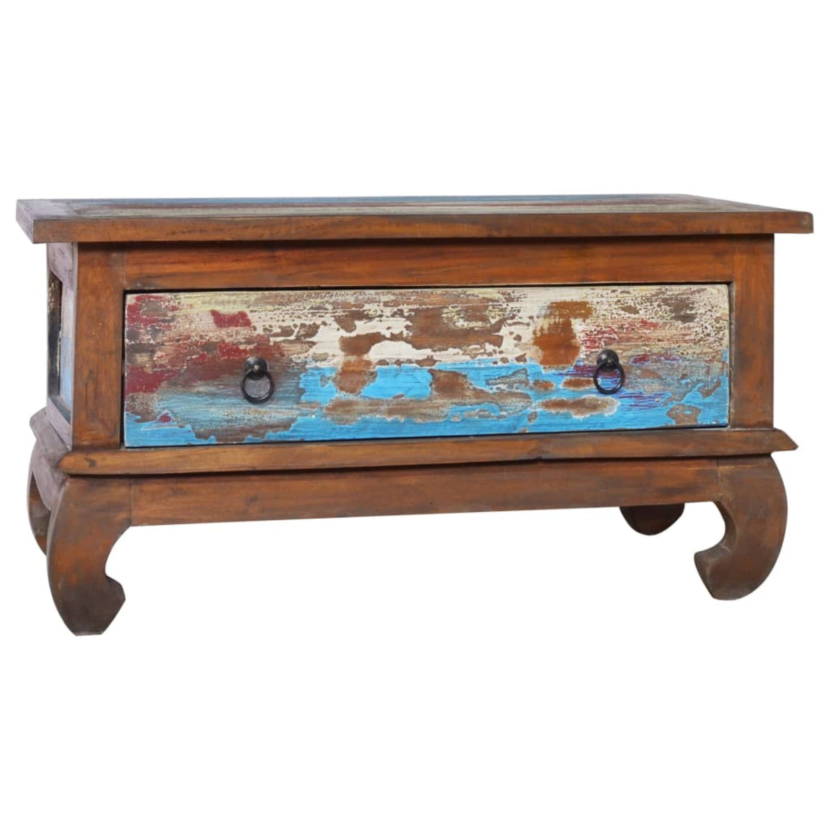Vidaxl Coffee Table 31.5'X19.7'X15.7' Reclaimed Teak Wood