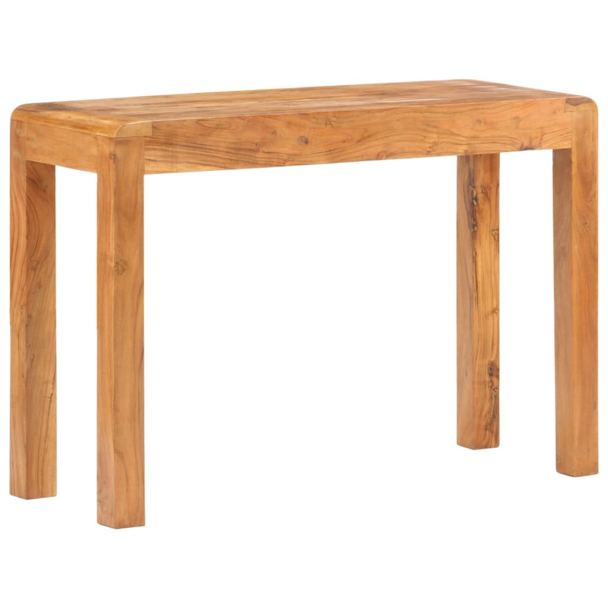 Vidaxl Console Table 43.3'X15.7'X29.9' Solid Acacia Wood In Sheesham Finish