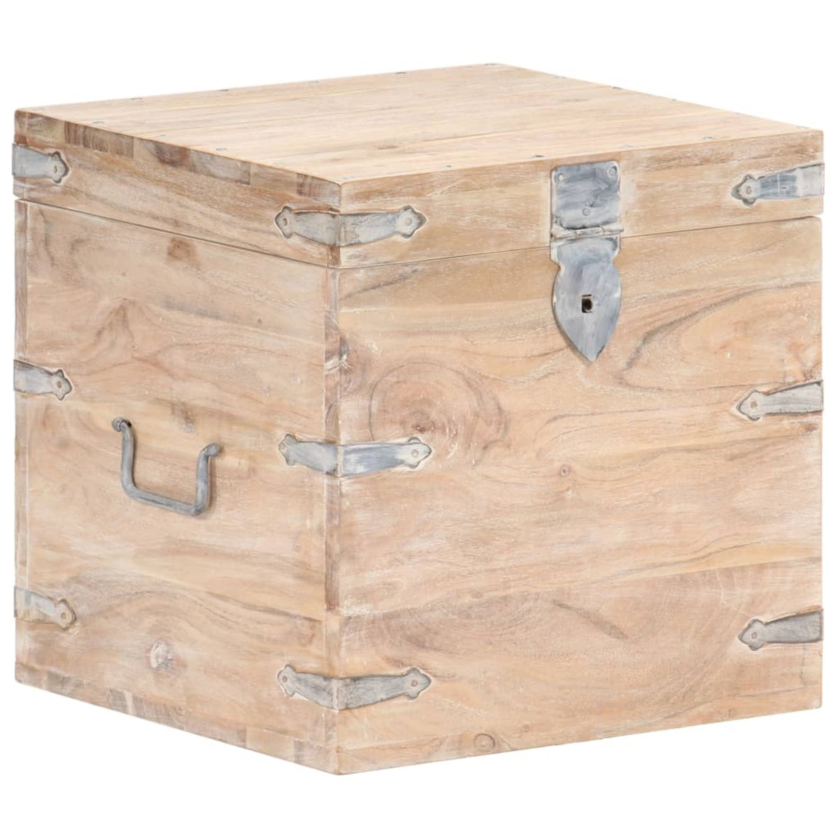 Vidaxl Chest 15.7'X15.7'X15.7' Solid Acacia Wood