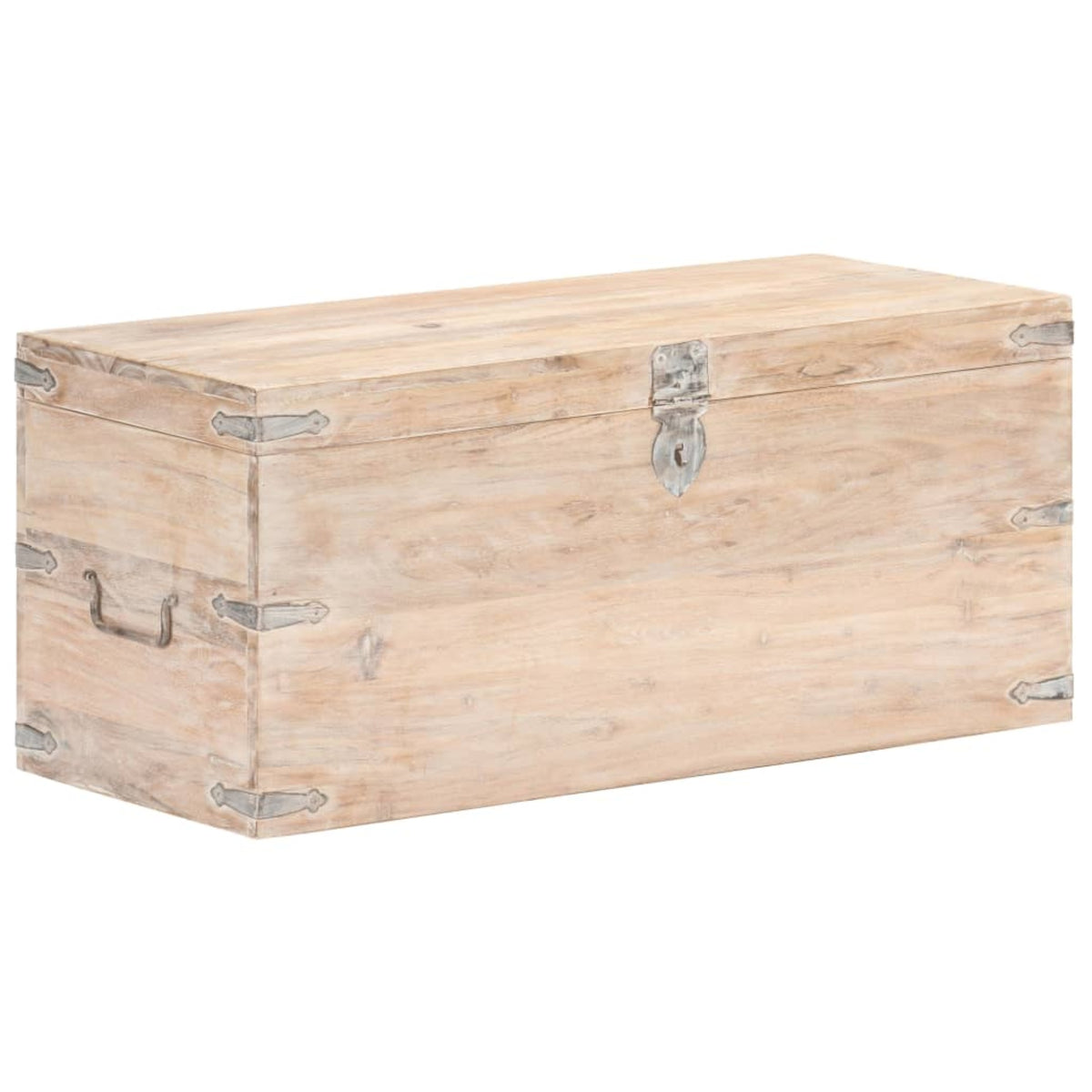Vidaxl Chest 35.4'X15.7'X15.7' Solid Acacia Wood