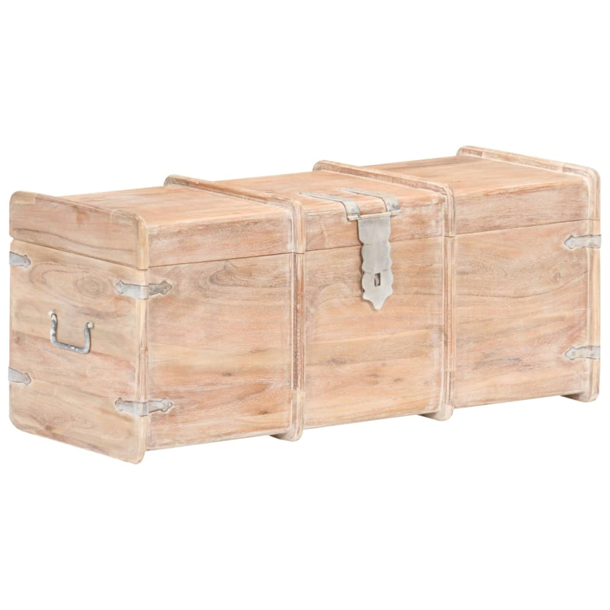 Vidaxl Storage Chest 35.4'X15.7'X15.7' Solid Acacia Wood