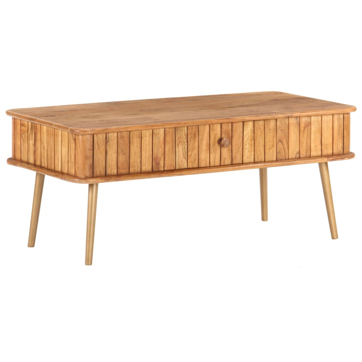 Vidaxl Coffee Table 39.4'X19.7'X15.7' Solid Acacia Wood