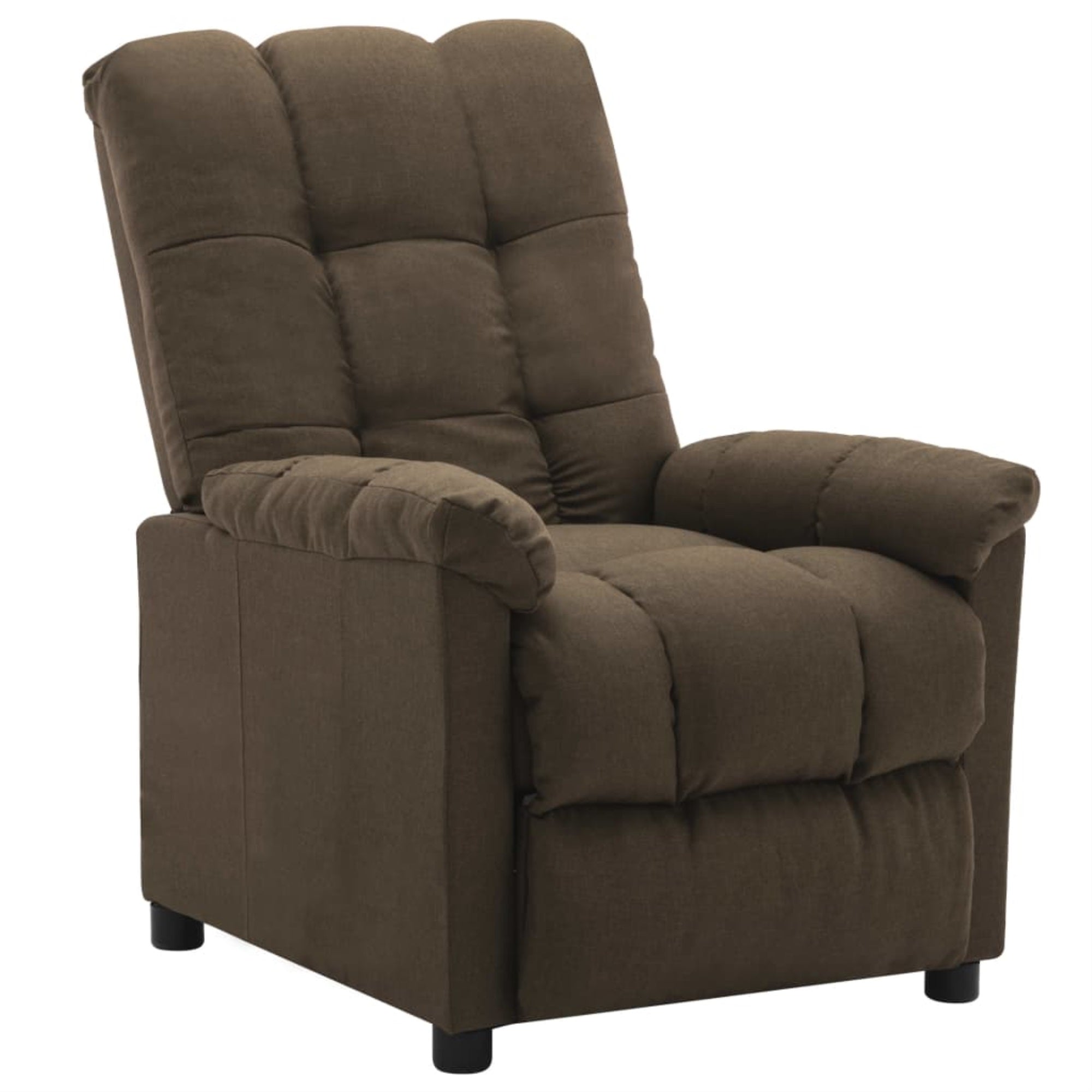 Vidaxl Recliner Brown Fabric
