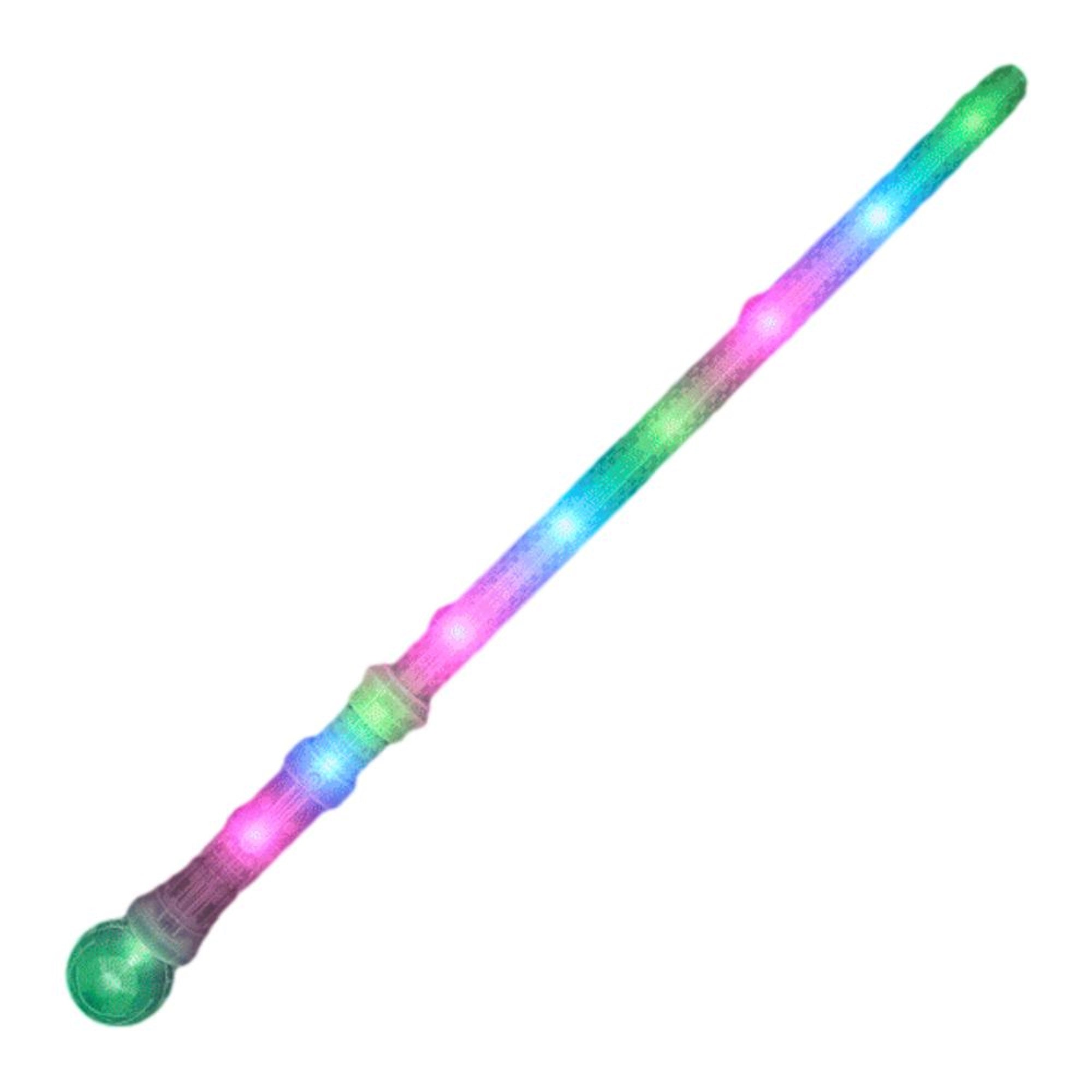 28 Inches Electric Flashing Strobe Light Saber Sword with Prism Ball