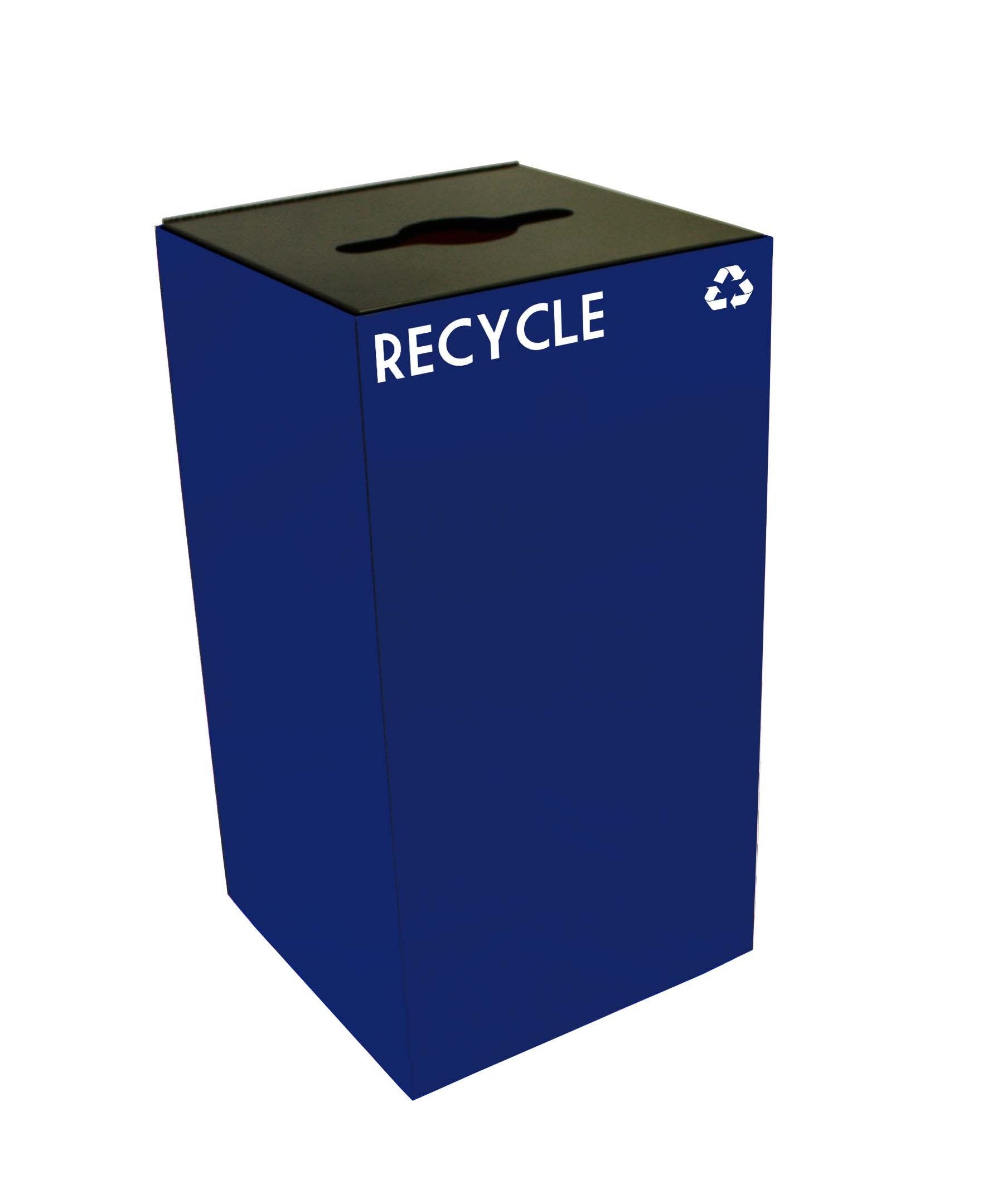 28Gc04-Bl-Vv Ergode Recycling Containers - Compact, Space Efficient, Durable Steel, Customizable Sizes, Colors, Lid Options