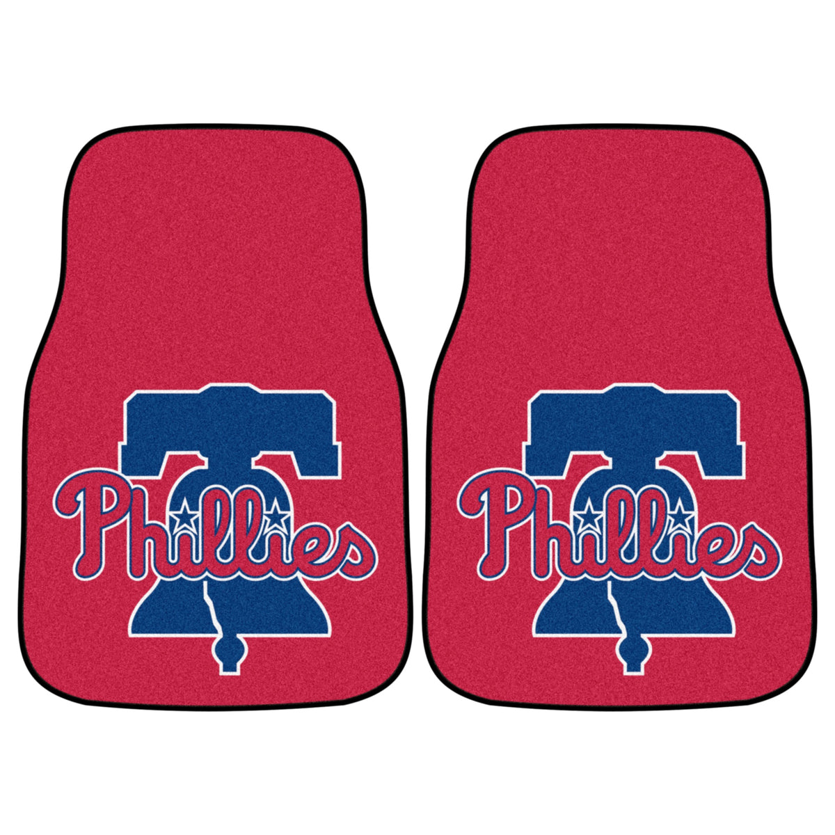 Fanmats, Mlb - Philadelphia Phillies 2-Pc Carpet Car Mat Set