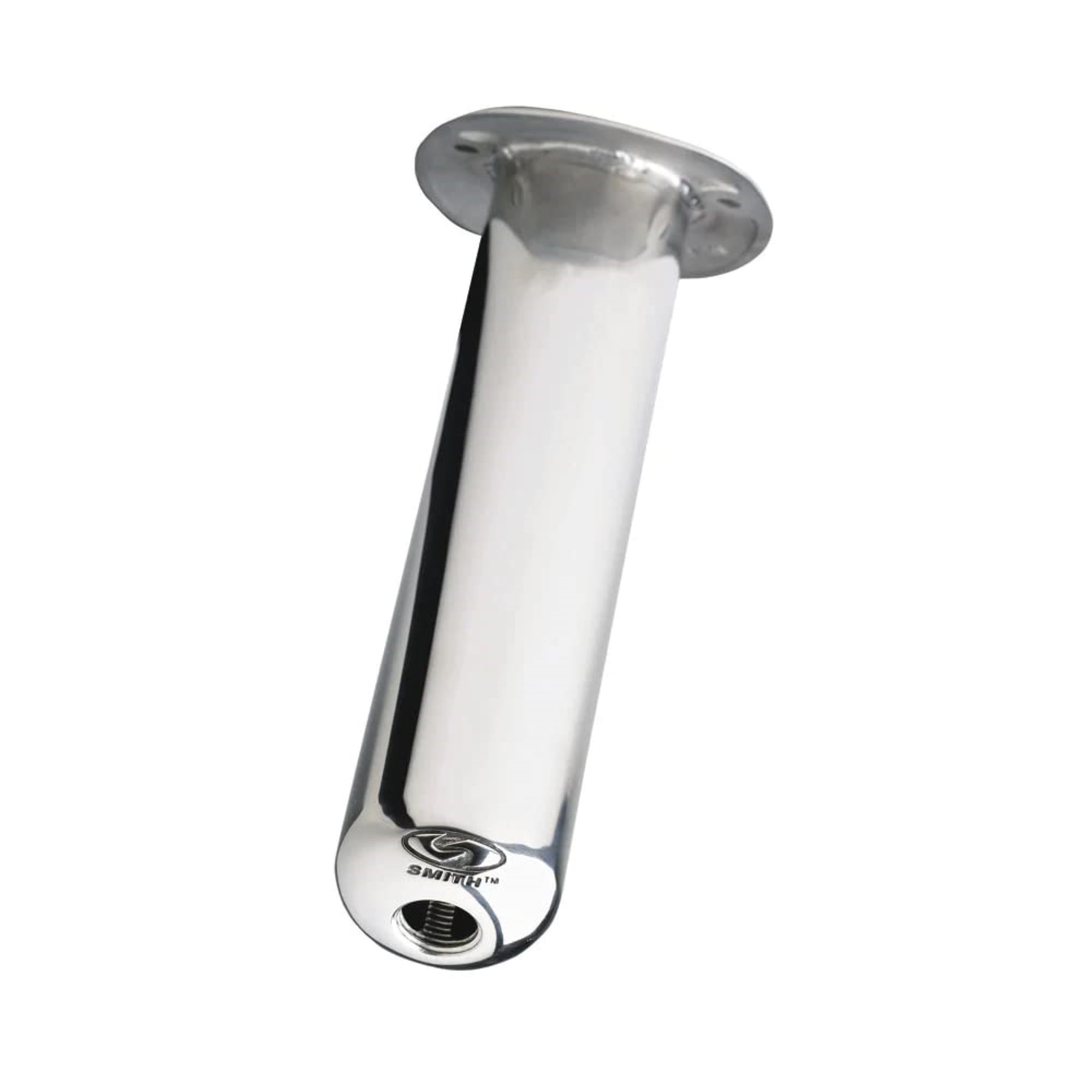 Ce Smith Flush Mt Rod Holder Silver Stainless 10.5' 30 Deg