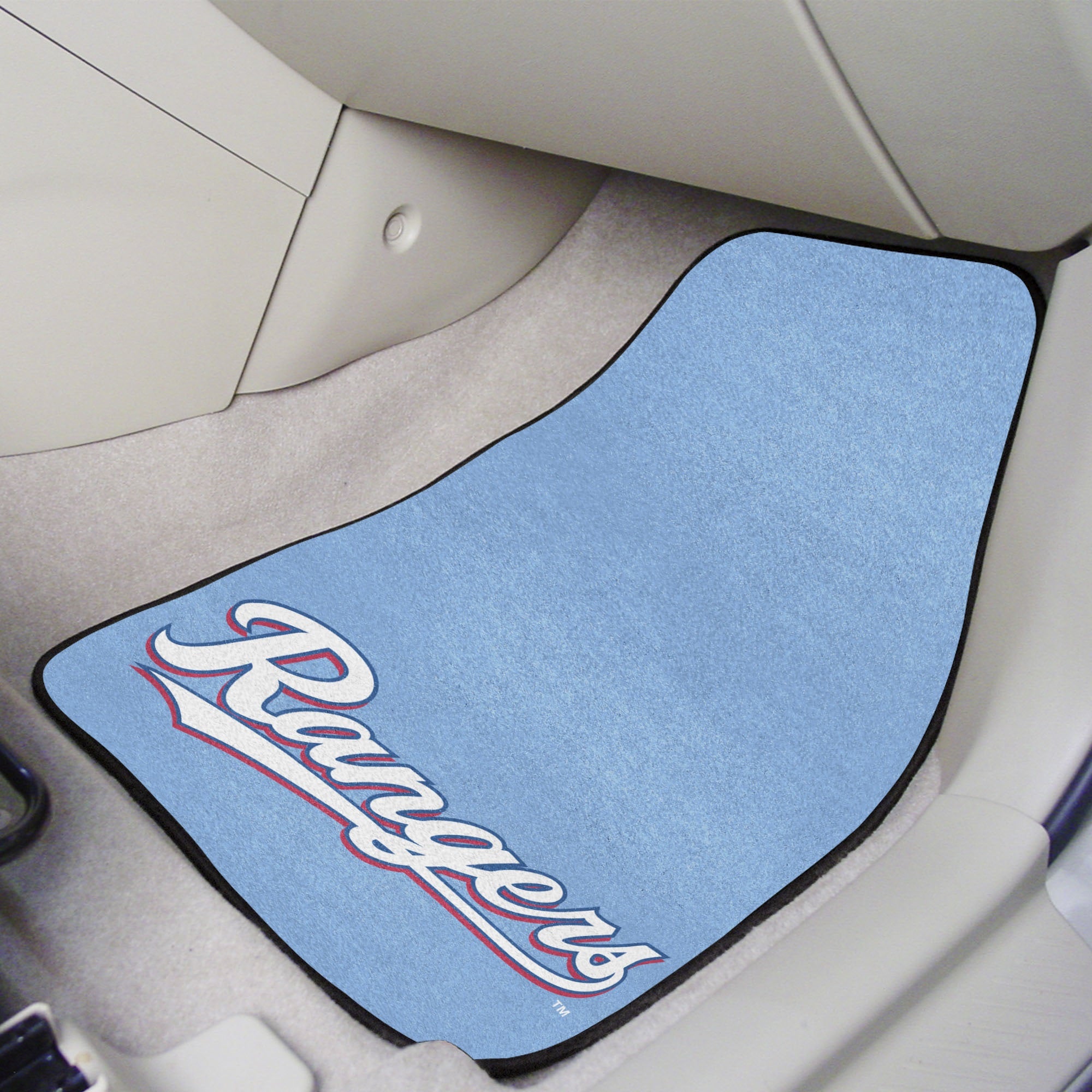 Texas Rangers Front Carpet Car Mat Set - 2 Pieces