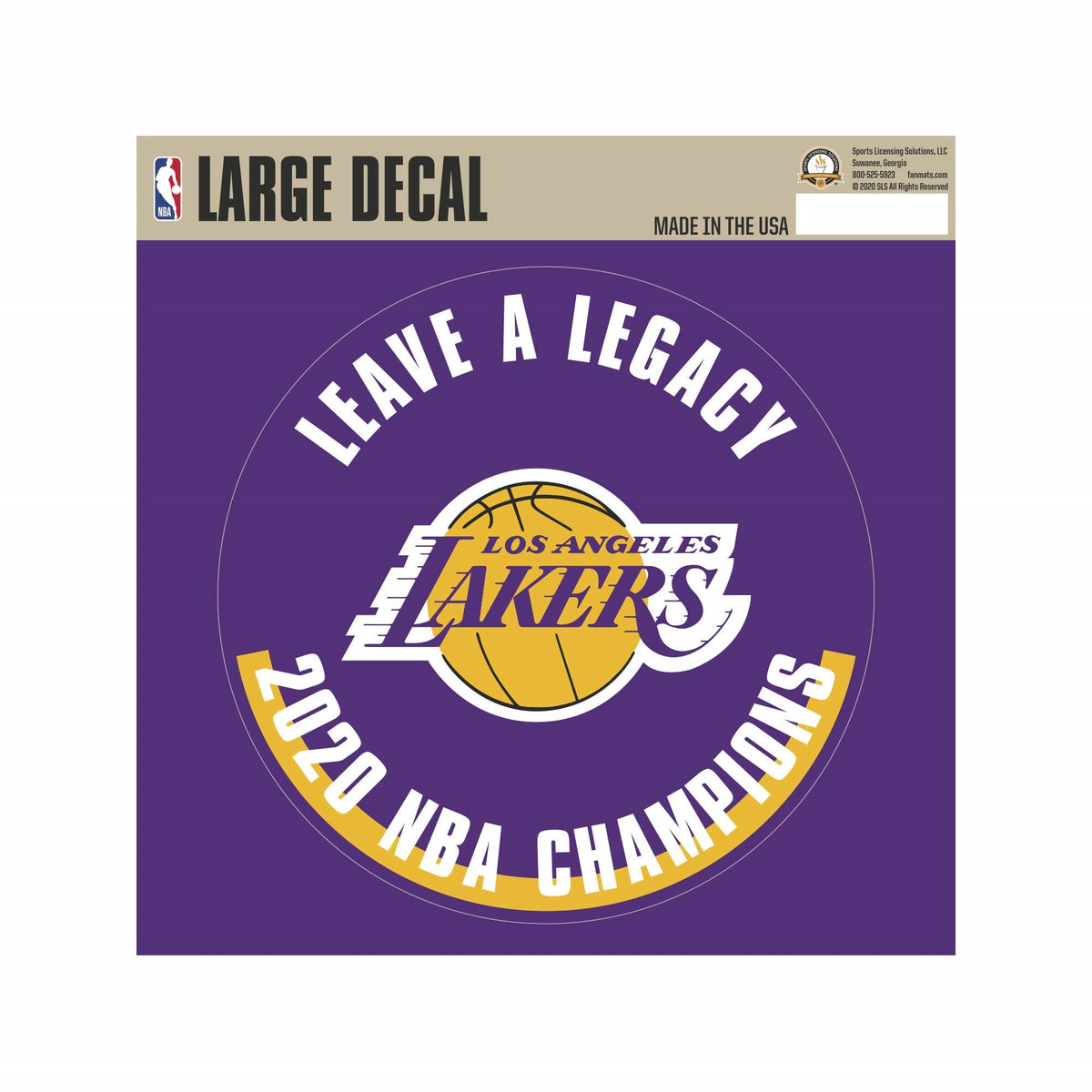 Milwaukee Bucks 2021 Nba Champions Large Decal Sticker