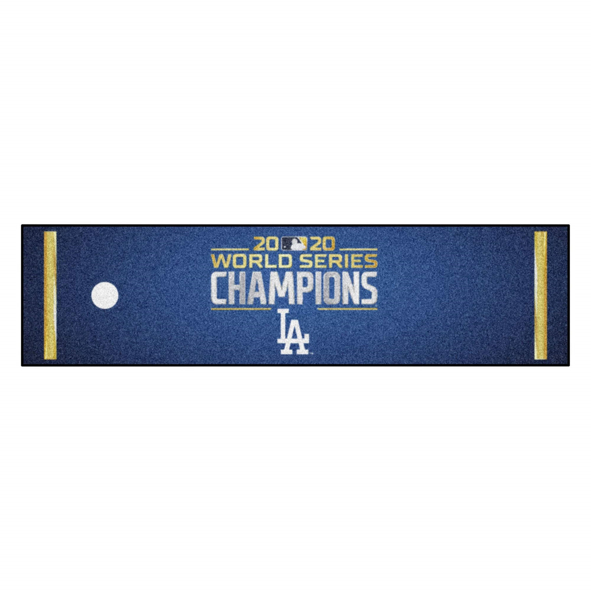 Los Angeles Dodgers 2020 World Series Champions Putting Green Mat - 1.5Ft. X 6Ft.