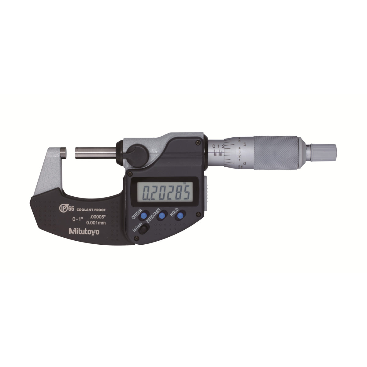 Dig Mic, I/M 0-1 In, .00005 In, O, Rs