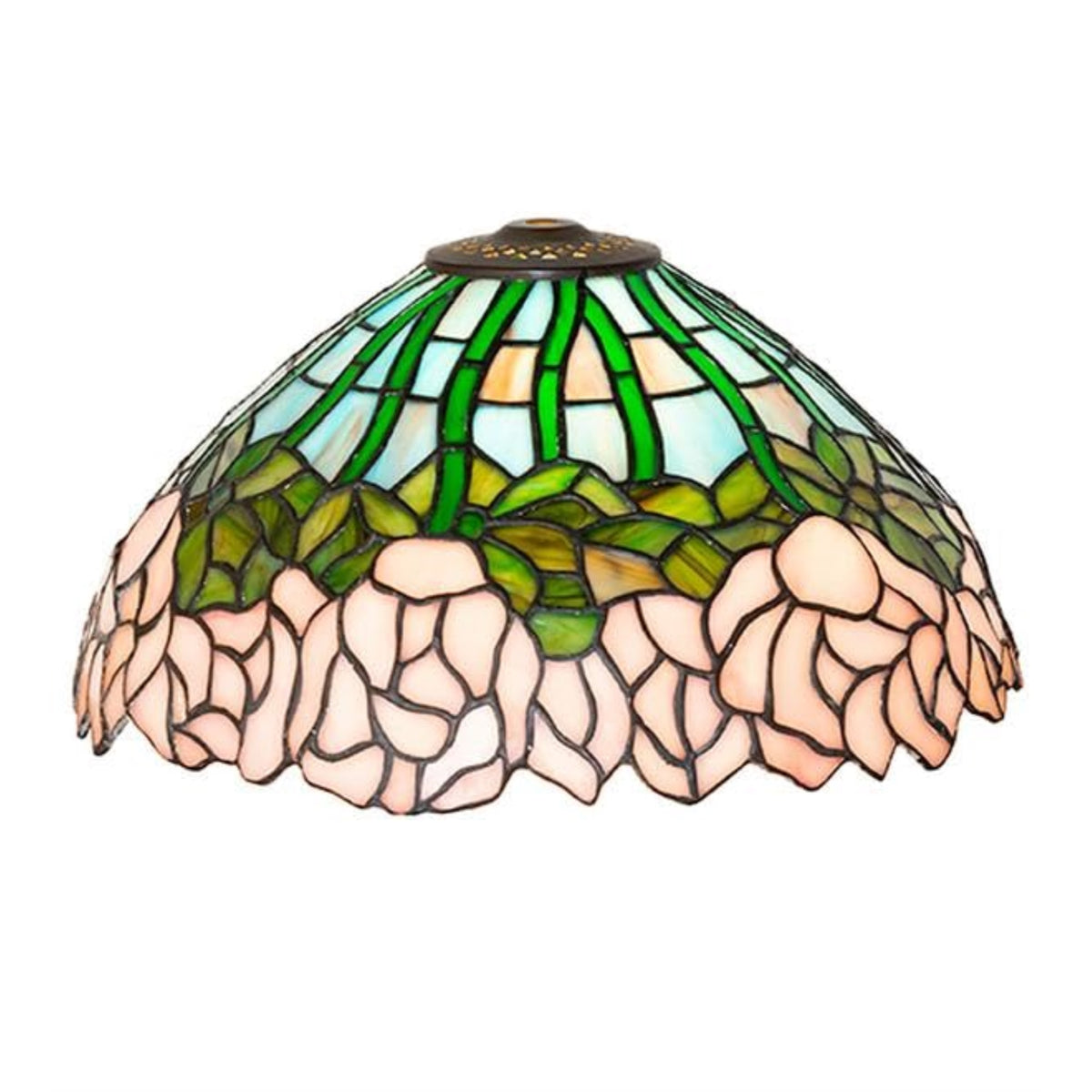 12' Wide Tiffany Cabbage Rose Shade