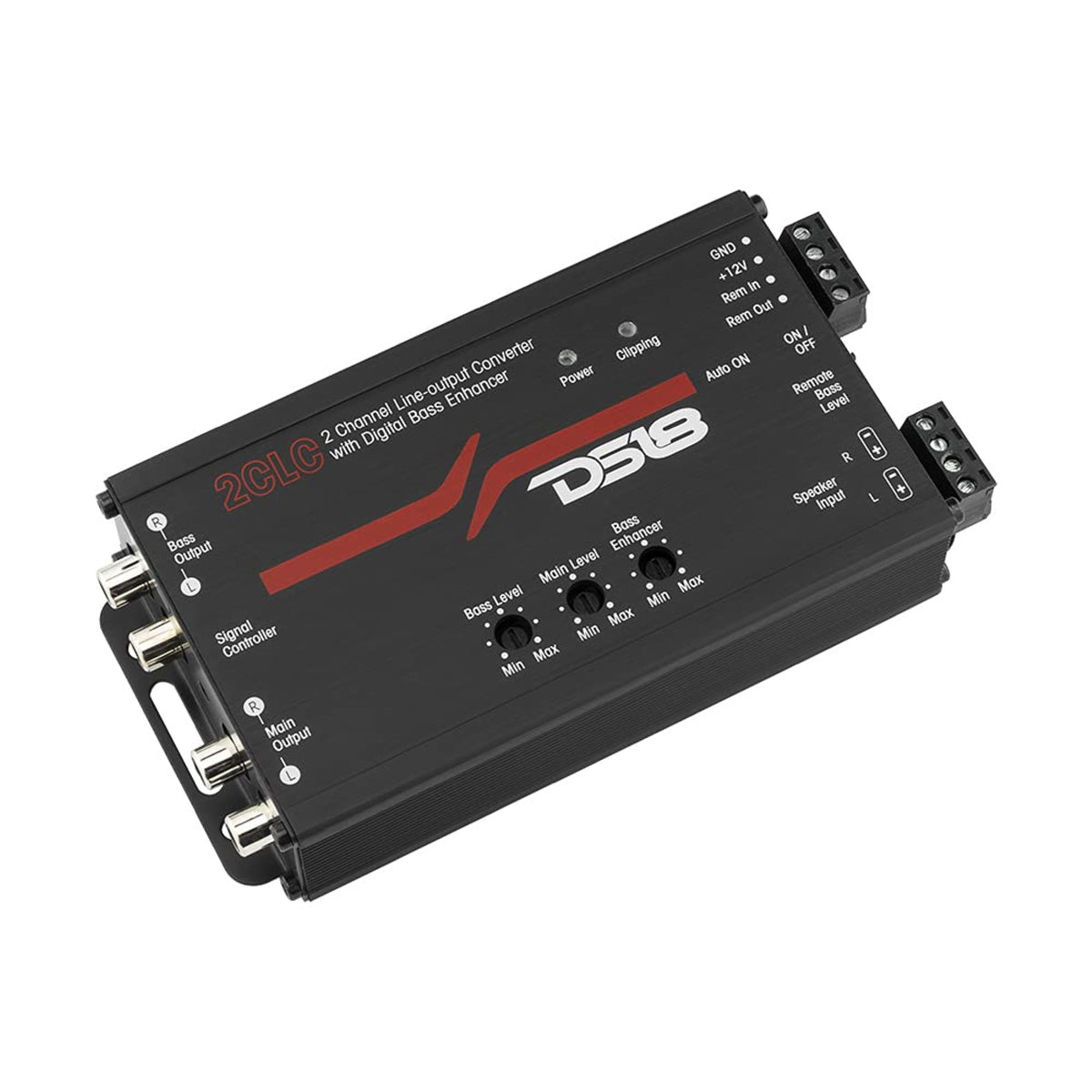 2-Channel Line Output Converter With Digital Bass Enhancer