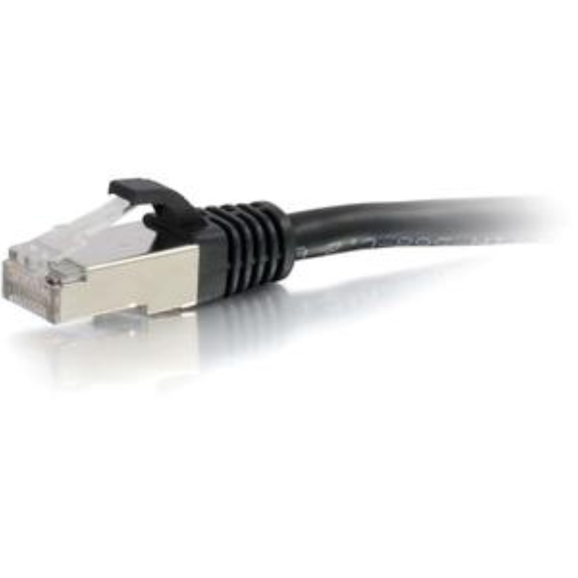 2Ft Cat6 Snagless Stp Cable Blk