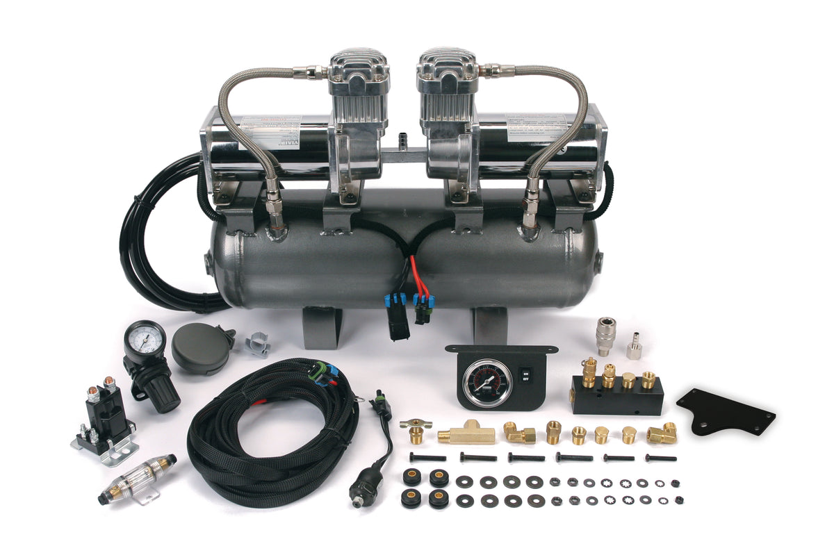 150 Psi High Speed 2 On 2'S (Universal) Two 400C'S On 2.0 Gal. Tank, No Crossmember Bracket