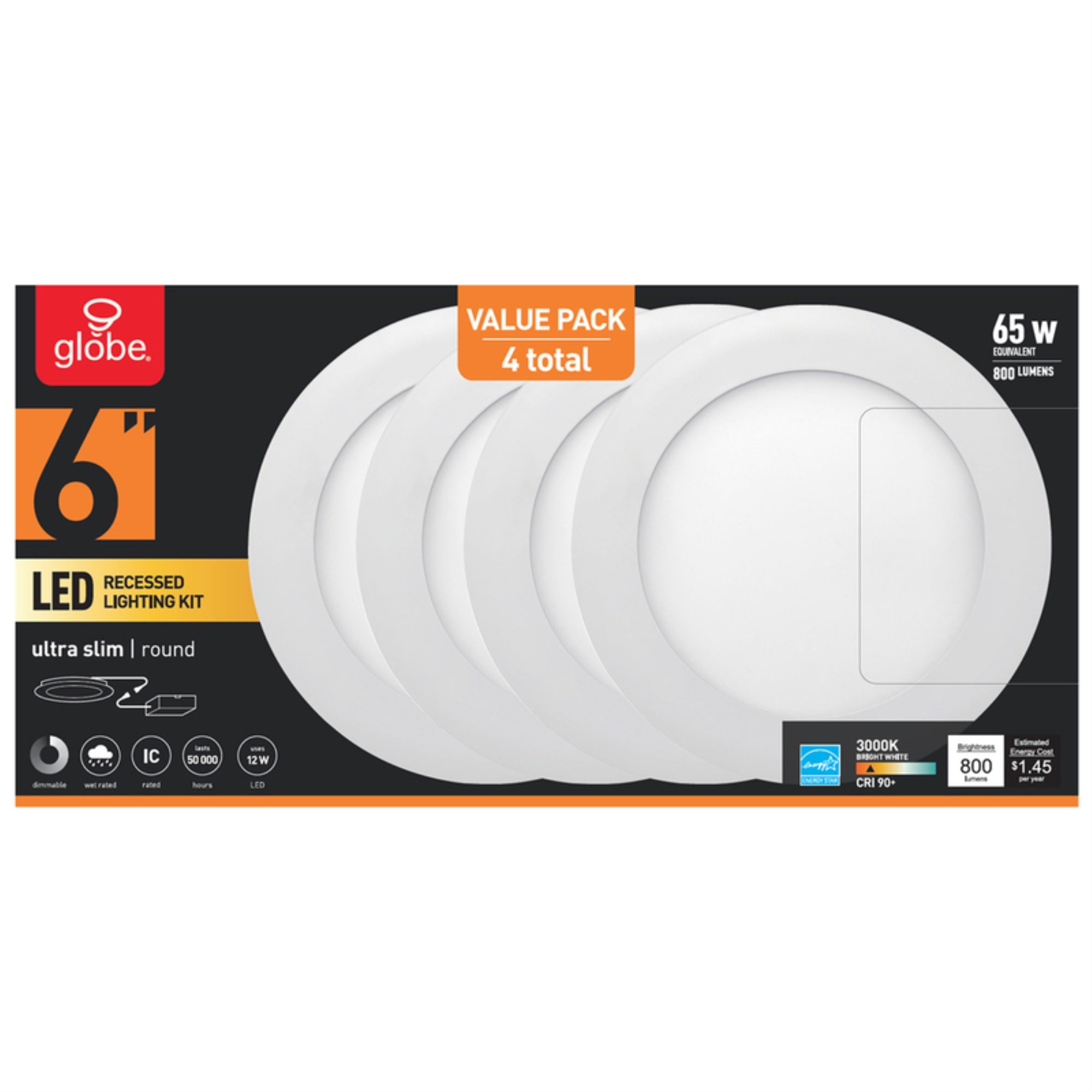 Recess Light 6 (Pack Of 1)