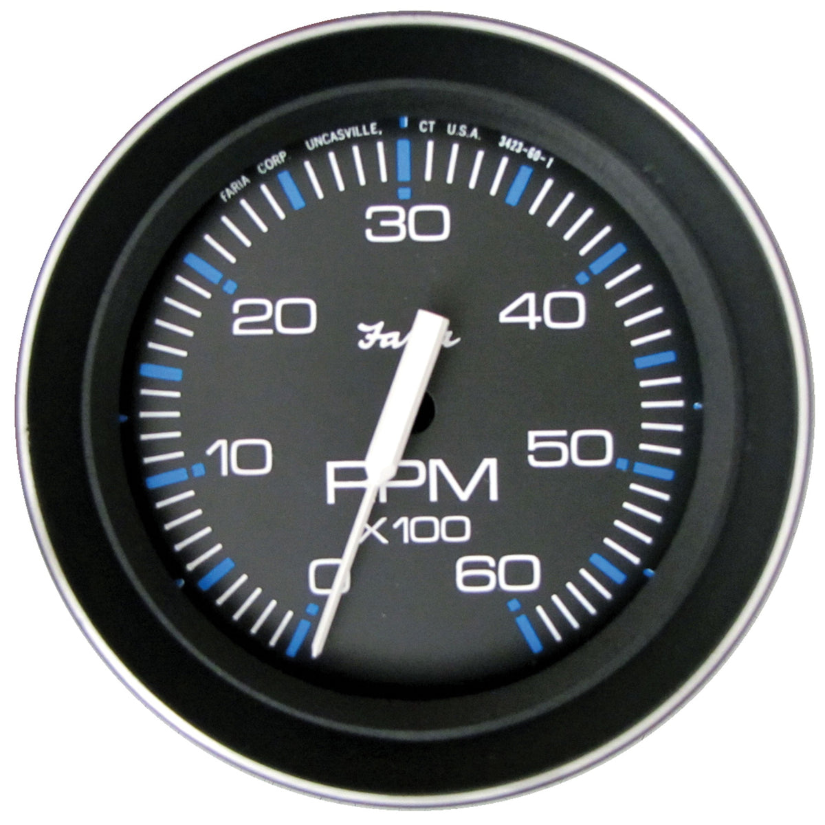 Faria 33004 Tachometer - 6000 I/O, Coral