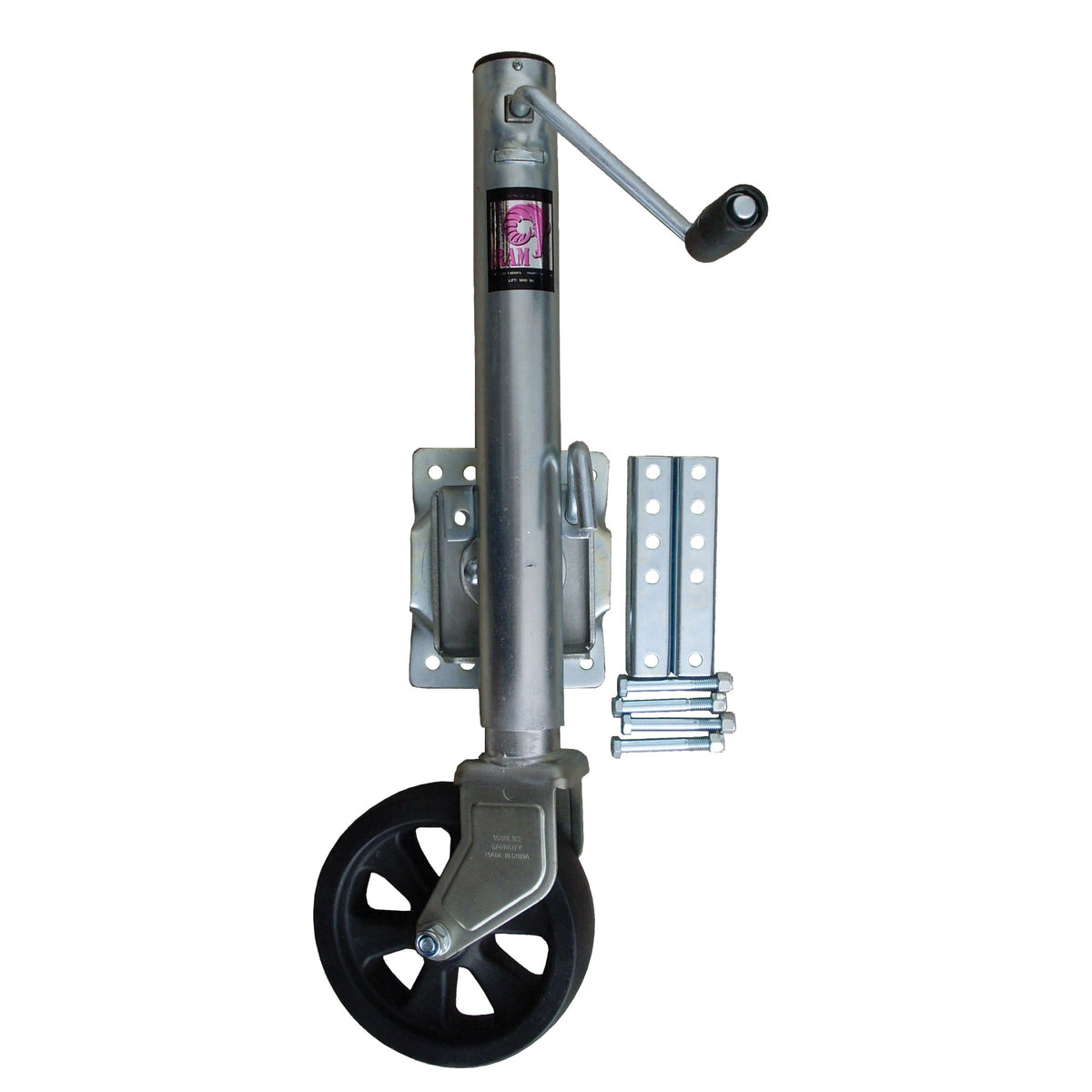 Ram Mj-1500Bbx-Dwl Swivel Tongue Jack - 1,500 Lb, Boxed