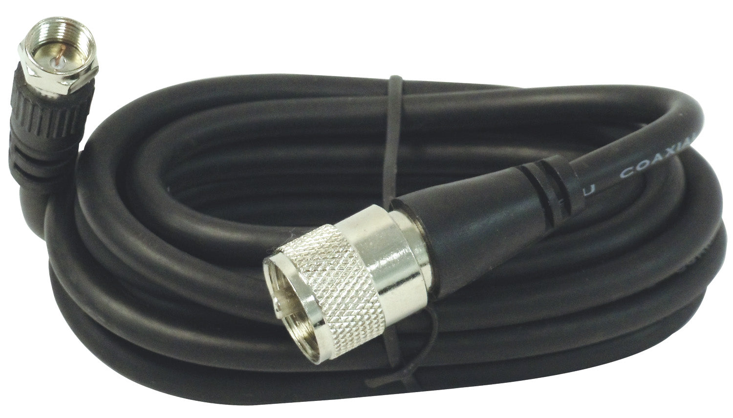 BARJAN - 9 FOOT RG59U “VISION PLUS” TV COAX CABLE WITH PL259 AND F TYPE CONNECTORS