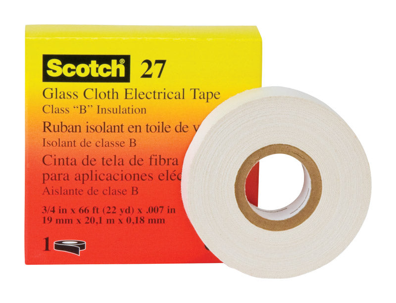 Tape Elec Gls Clth1/2X66(Pack Of 1)