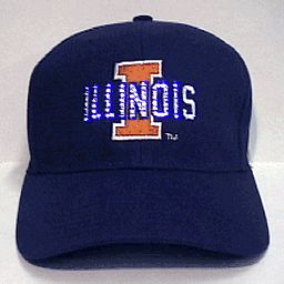 Illinois University Flashing Fiber Optic Cap