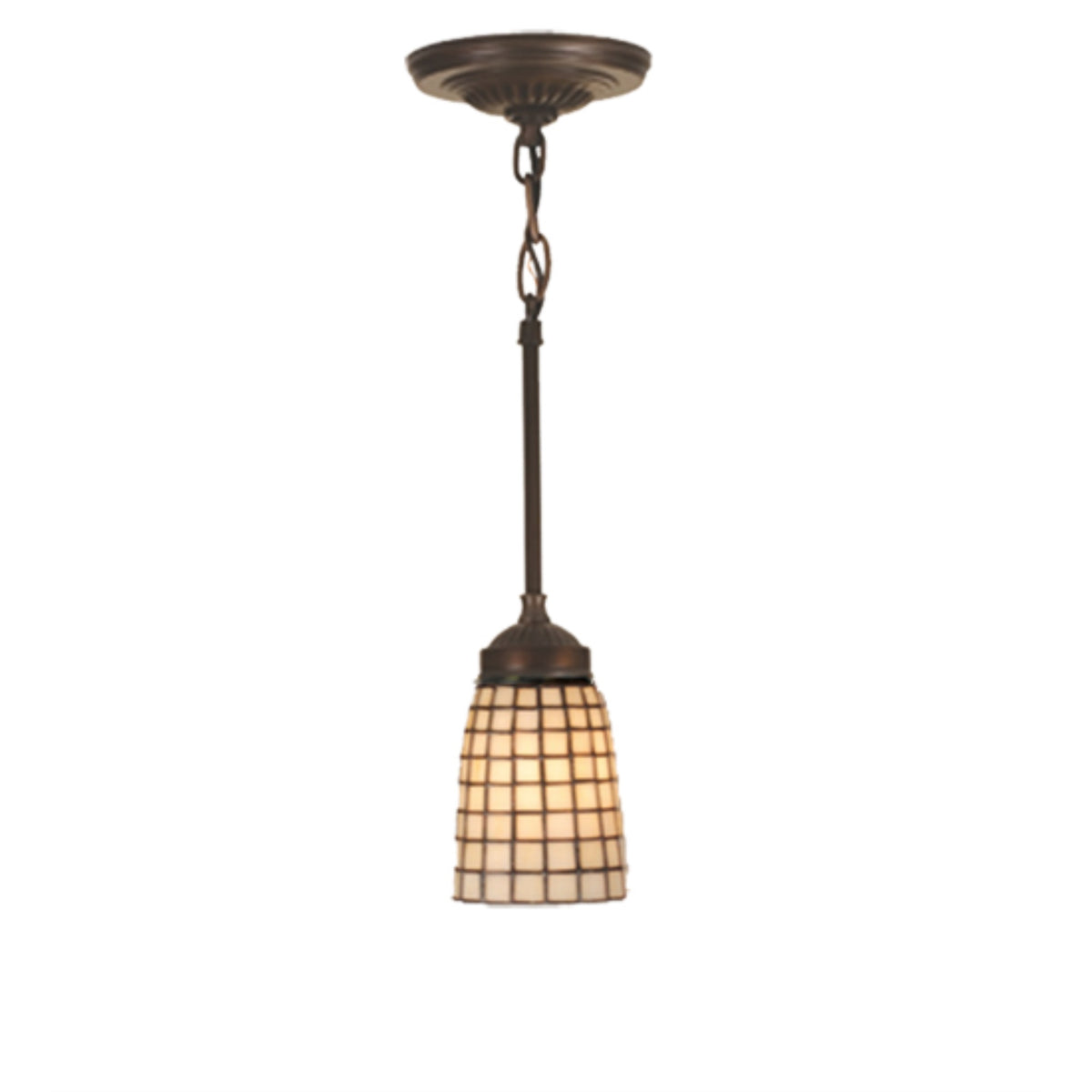 5'W Terra Bone Mini Pendant
