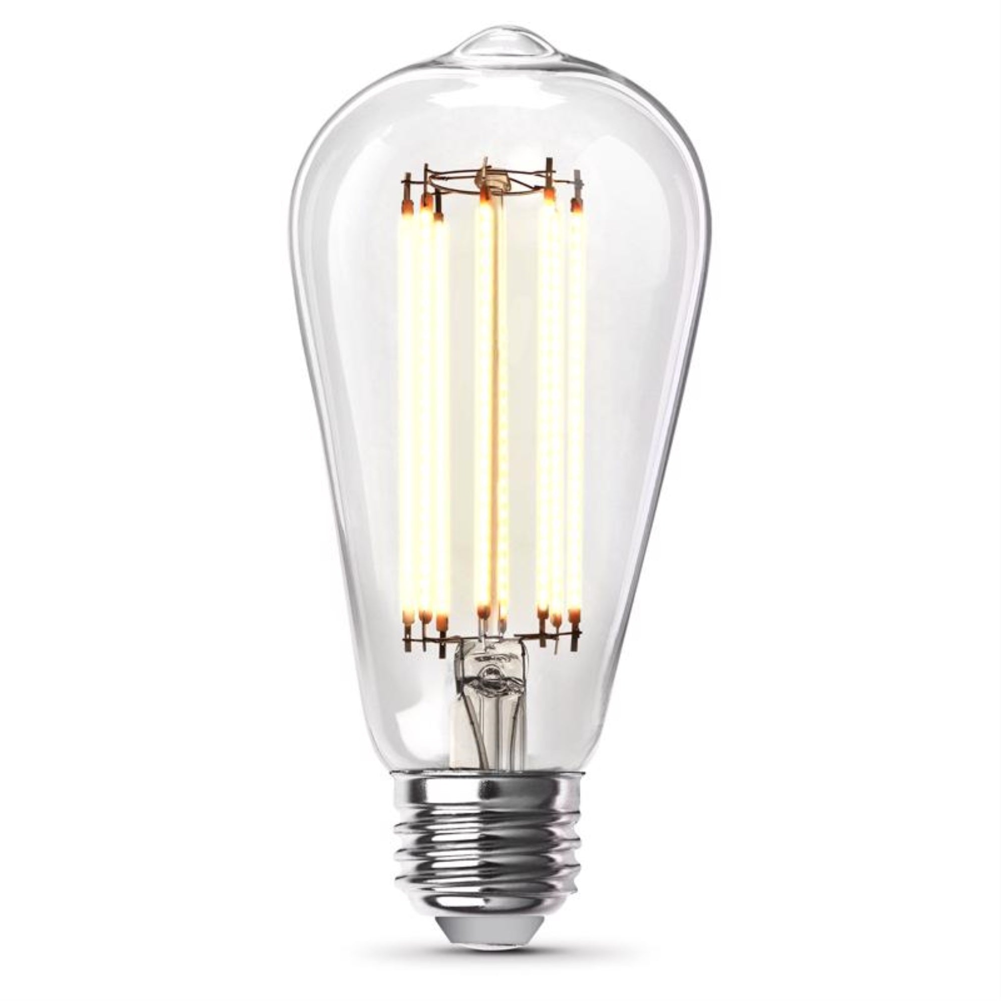 Feit ST19 E26 (Medium) Filament LED Bulb Soft White 60 Watt Equivalence 2 pk