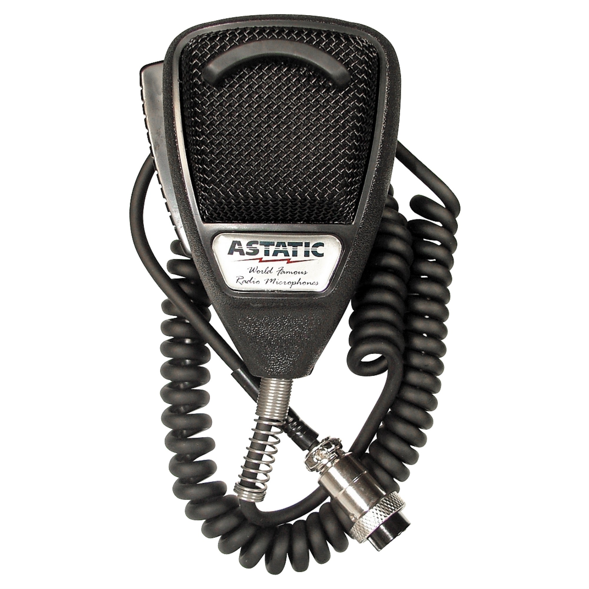 Astatic 302-636Lb1 Dynamic Noise Cancelling Cb Mic For Cb Amateur Radio And Ssb Communications Designed For Close Talking 4-Pin Microphone - Black