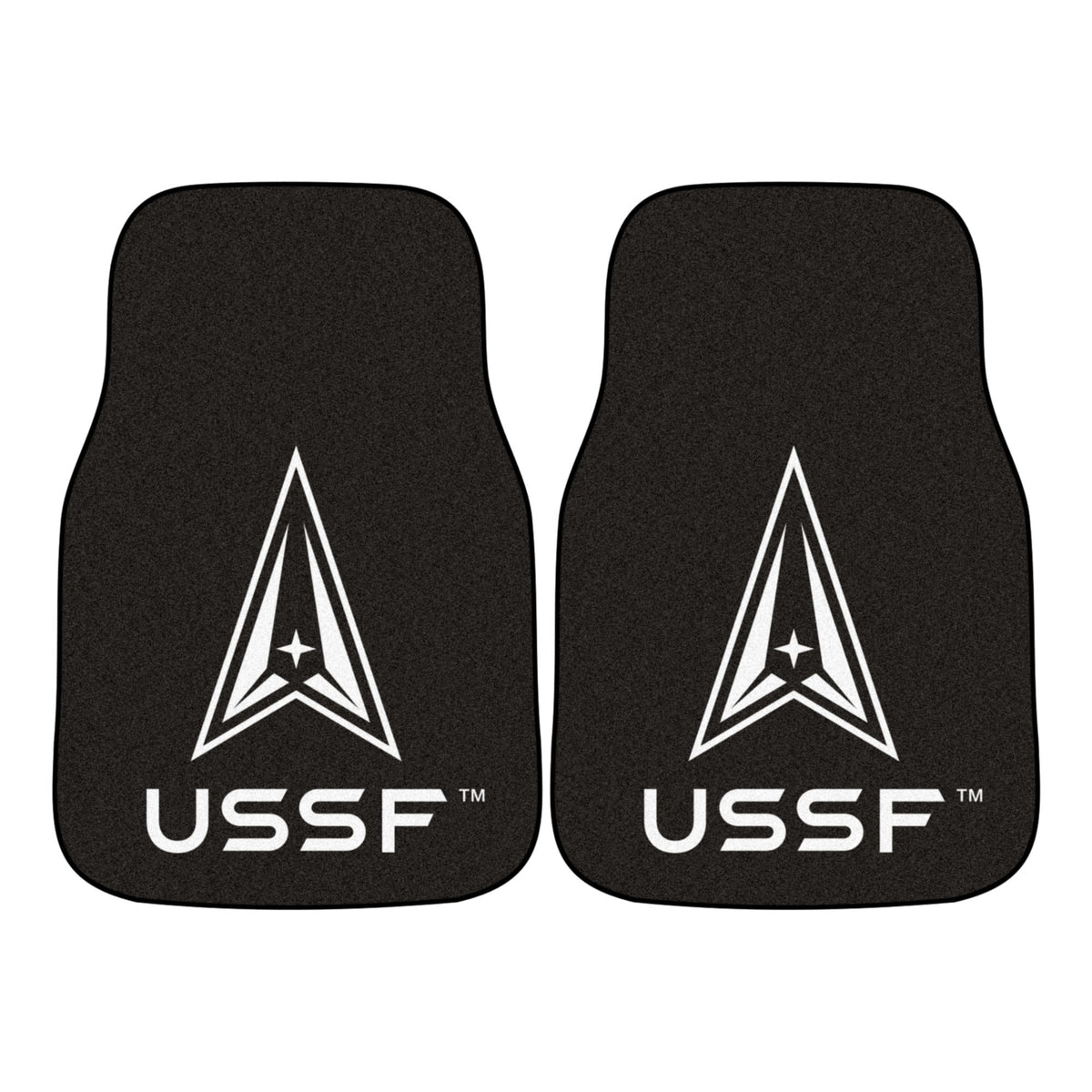 Fanmats, United States Space Force 2-Pc Carpet Car Mat Set