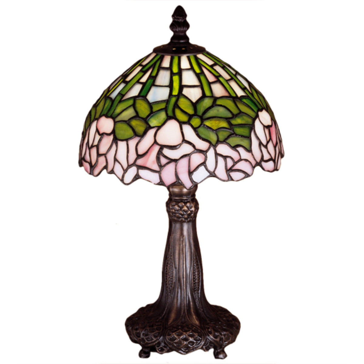 13' High Tiffany Cabbage Rose Mini Lamp